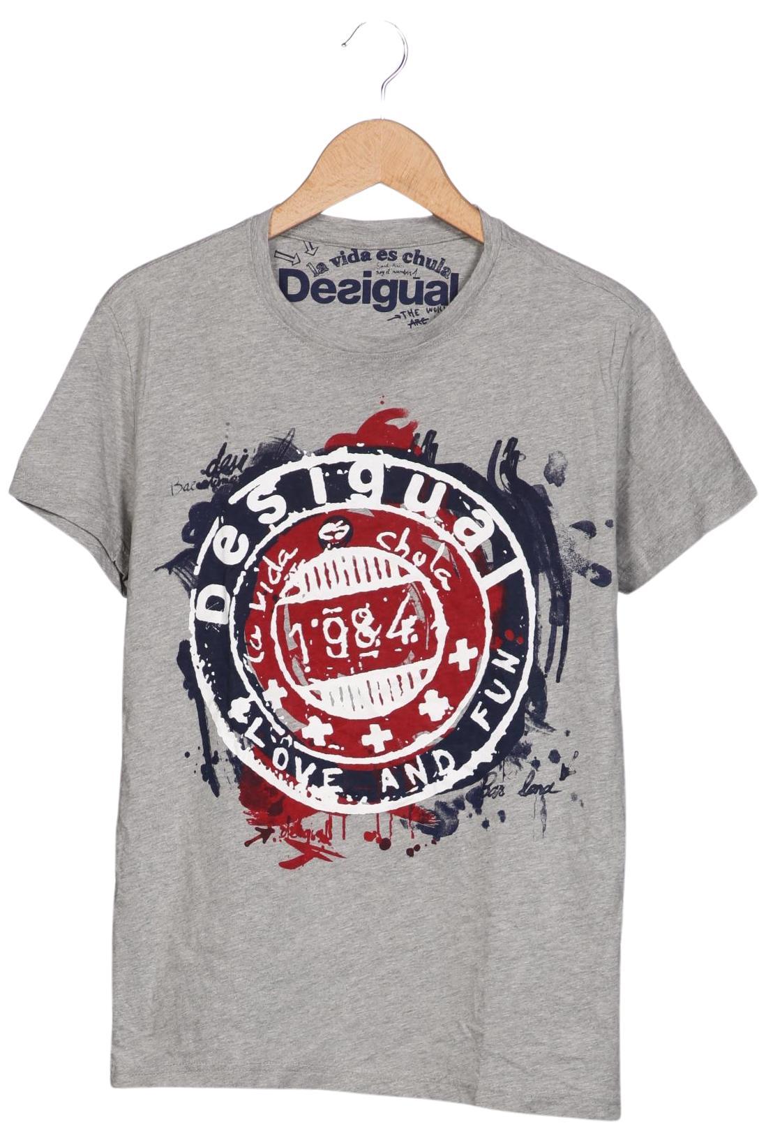 

Desigual Herren T-Shirt, grau, Gr. 46