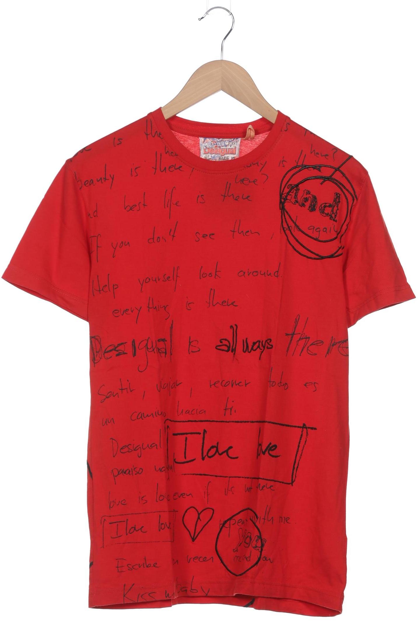 

Desigual Herren T-Shirt, rot, Gr. 48