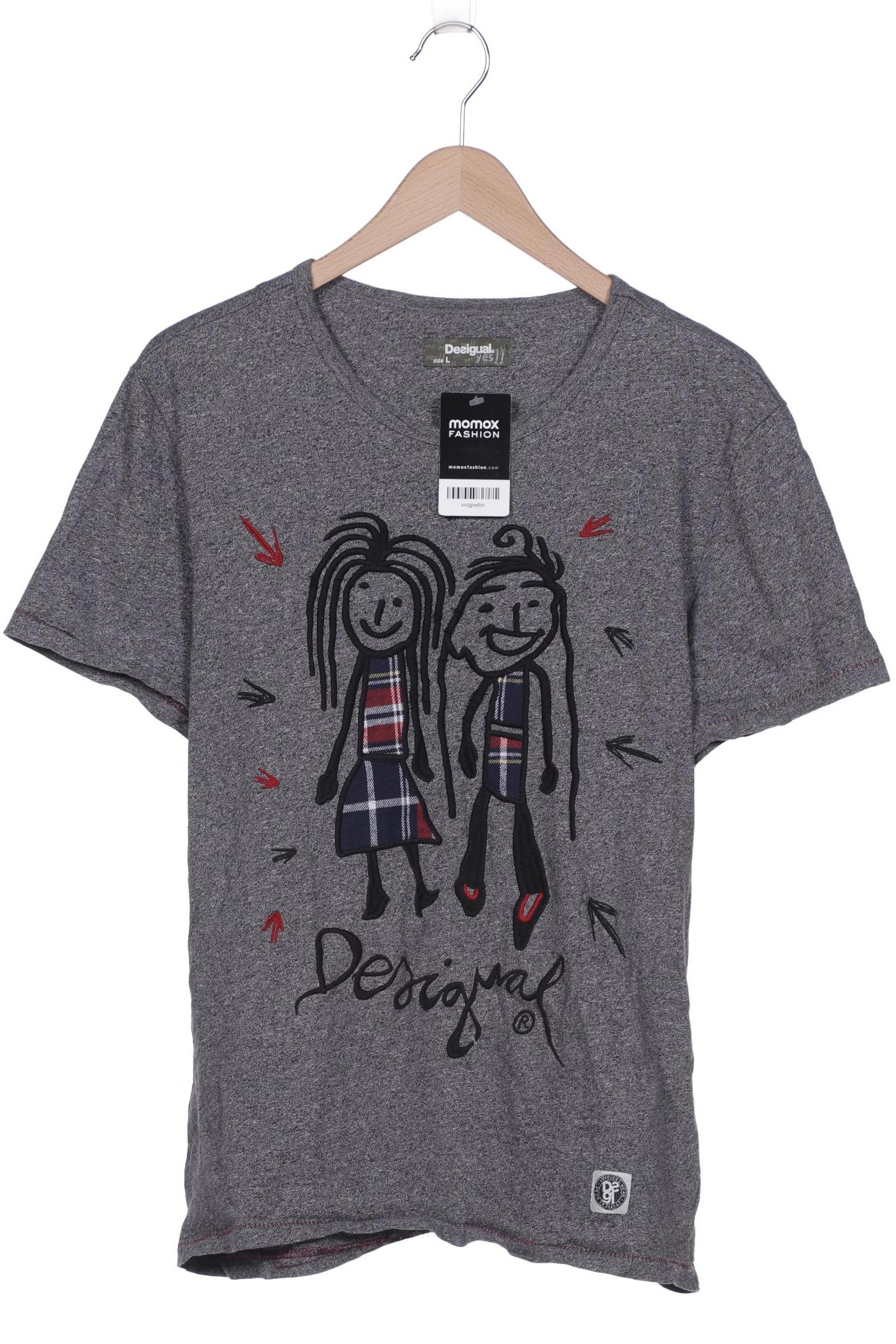 

Desigual Herren T-Shirt, grau, Gr. 52