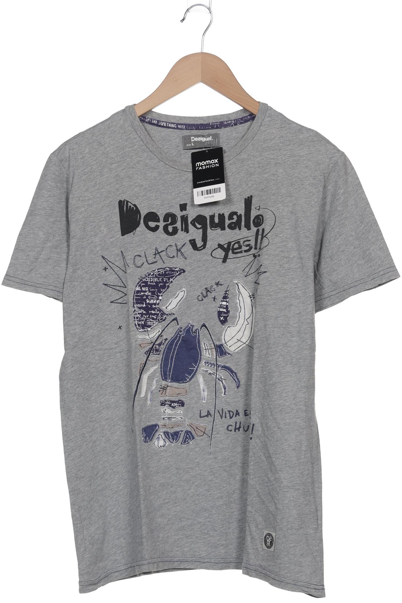 

Desigual Herren T-Shirt, grau, Gr. 52