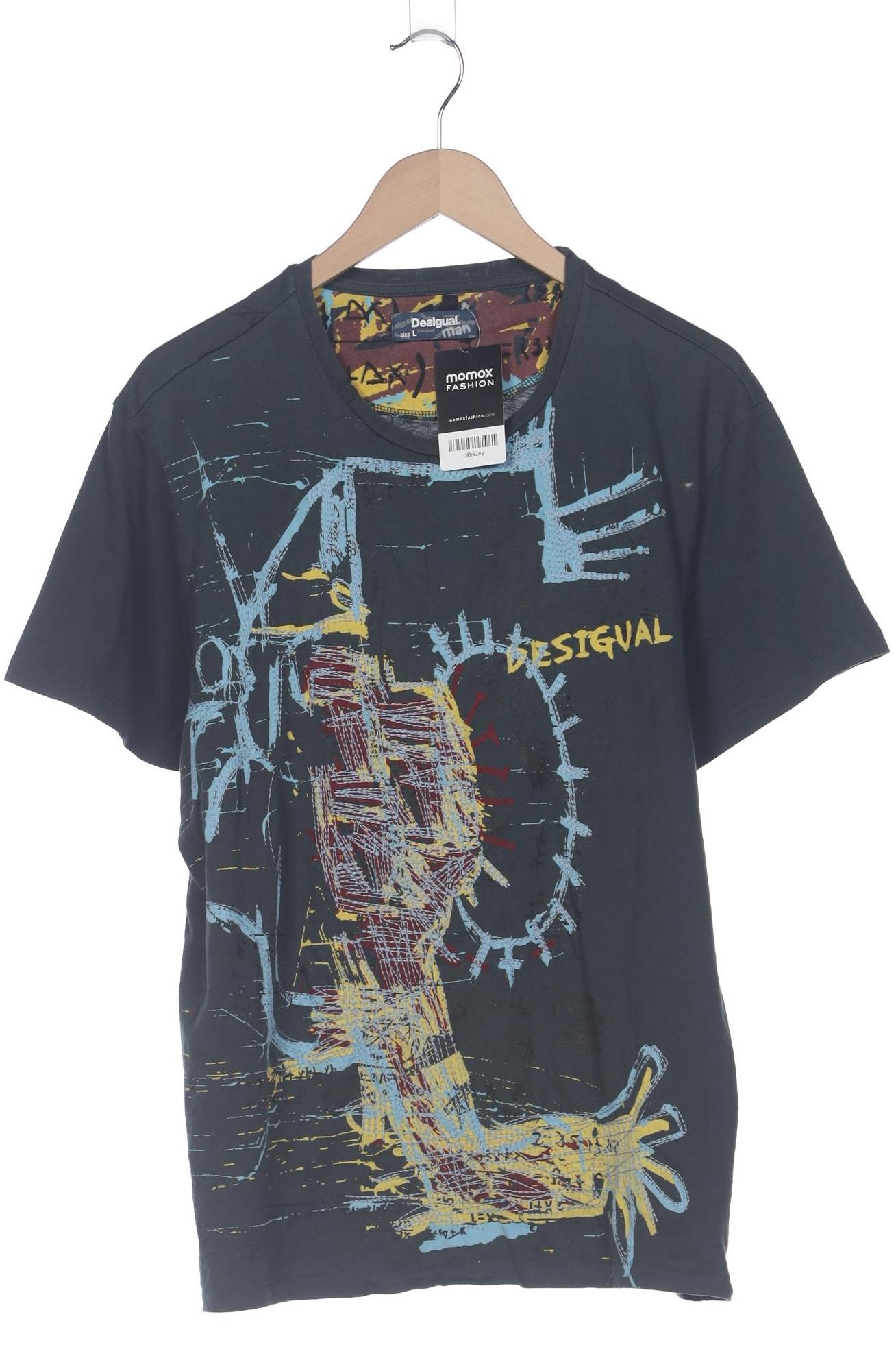 

Desigual Herren T-Shirt, türkis, Gr. 52