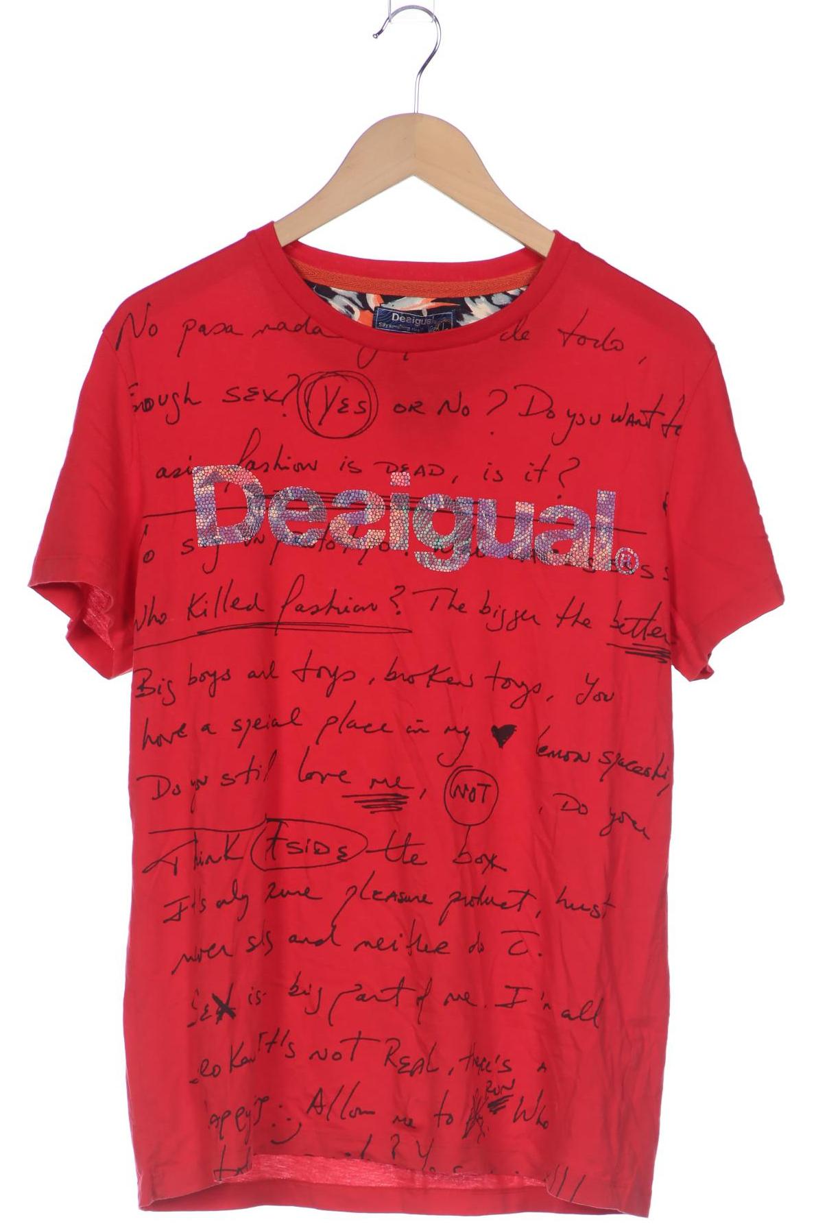 

Desigual Herren T-Shirt, rot, Gr. 52