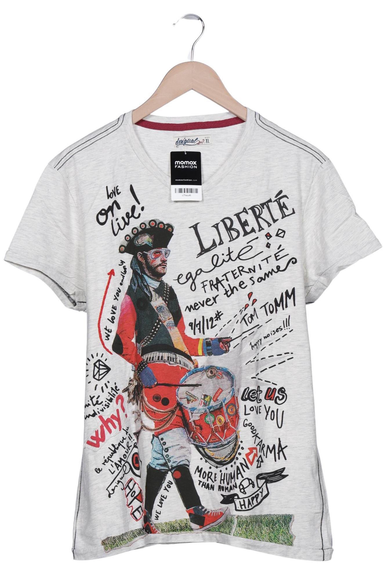

Desigual Herren T-Shirt, grau, Gr. 54