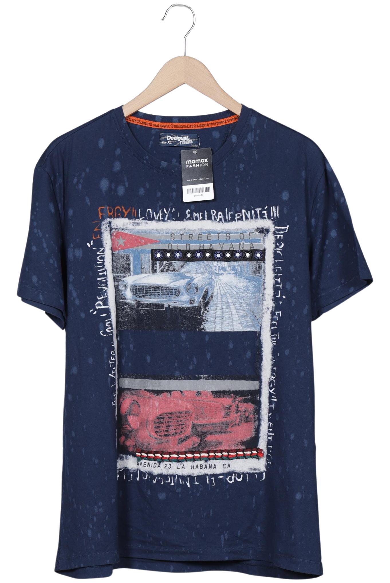 

Desigual Herren T-Shirt, marineblau, Gr. 54