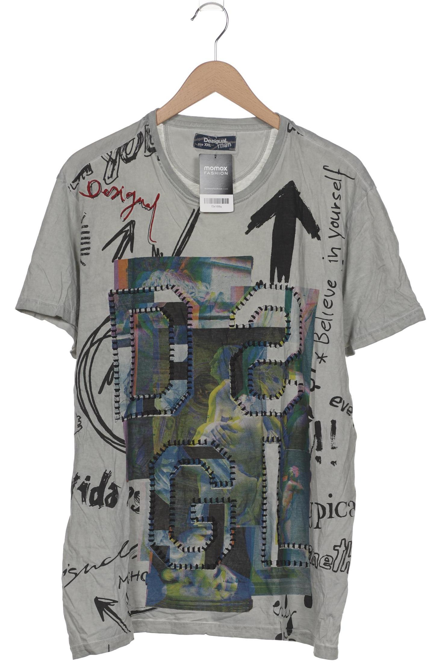 

Desigual Herren T-Shirt, grau, Gr. 56