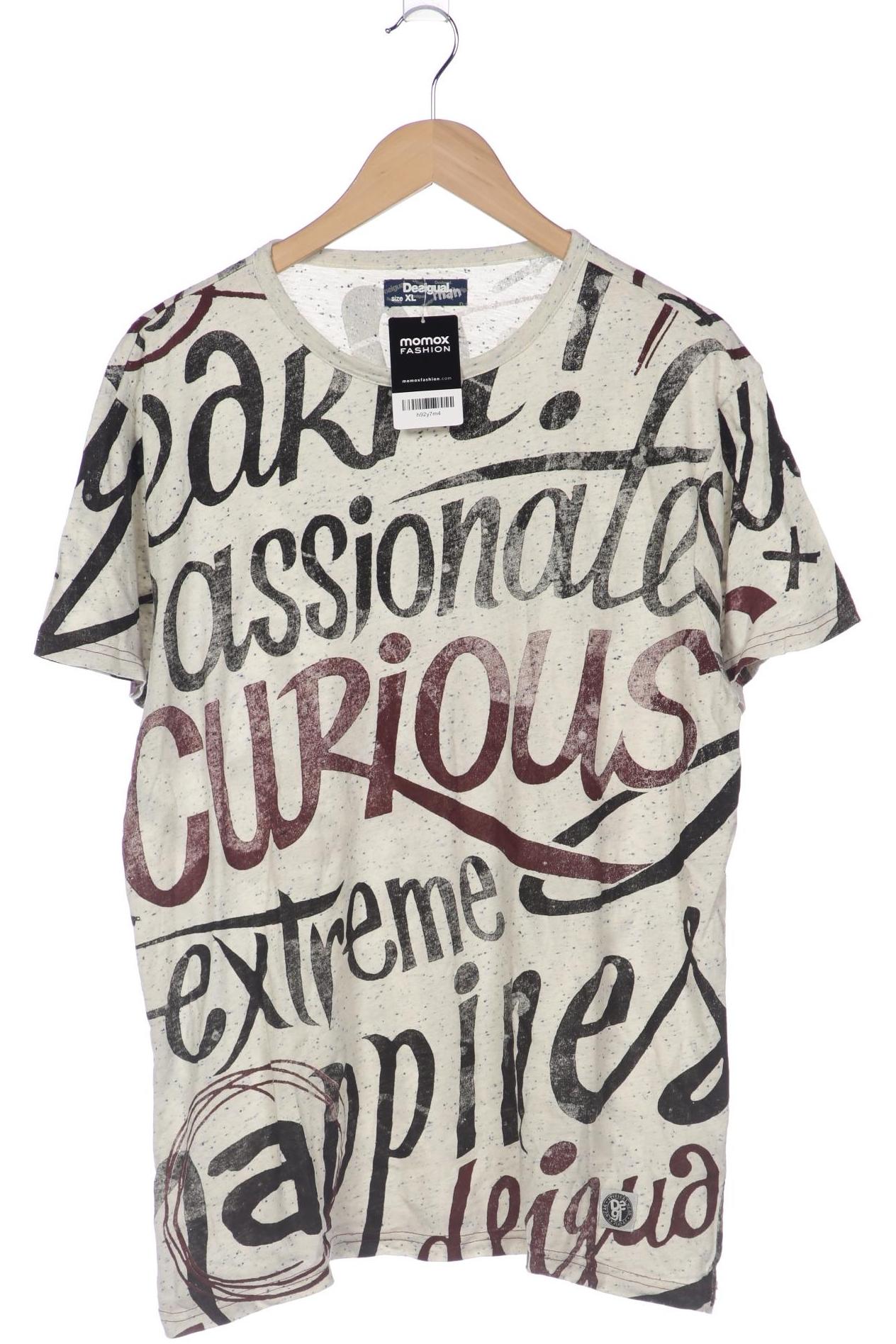 

Desigual Herren T-Shirt, cremeweiß, Gr. 54
