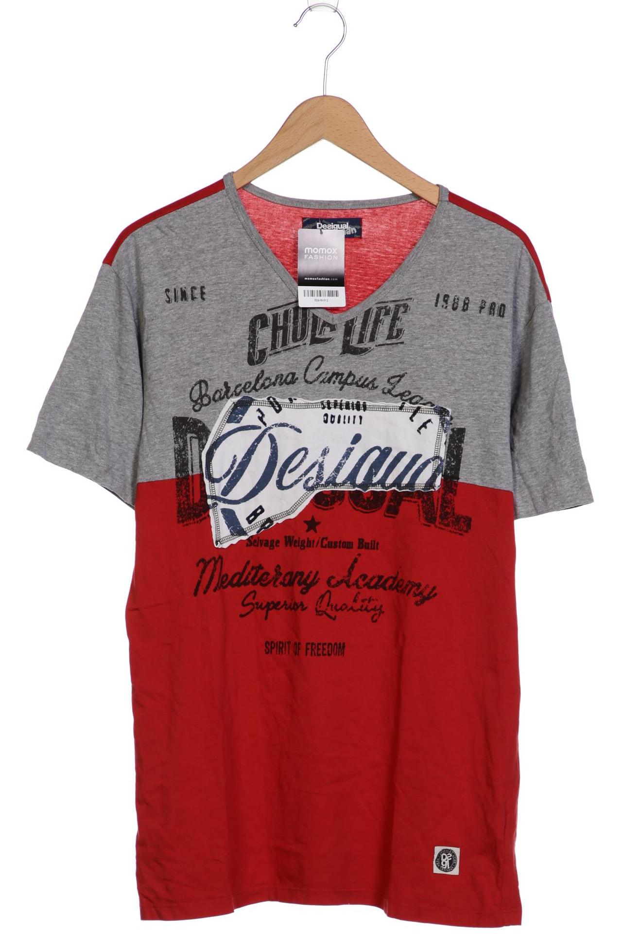 

Desigual Herren T-Shirt, rot, Gr. 54