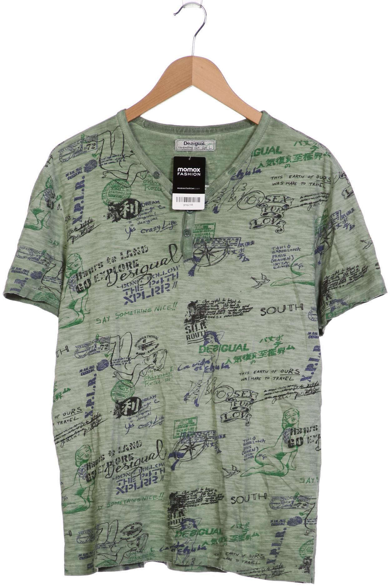 

Desigual Herren T-Shirt, grün, Gr. 52