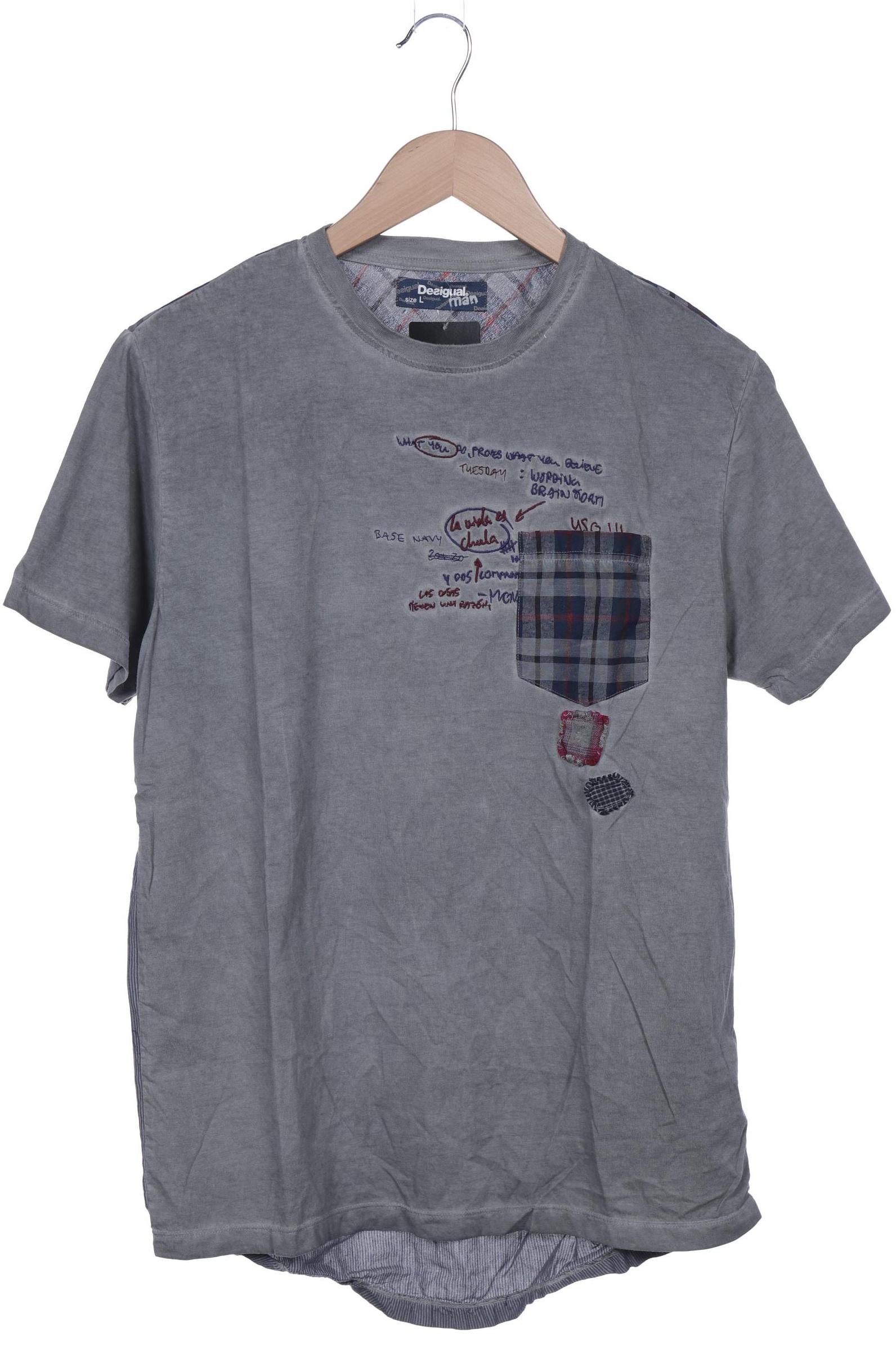 

Desigual Herren T-Shirt, grau, Gr. 52