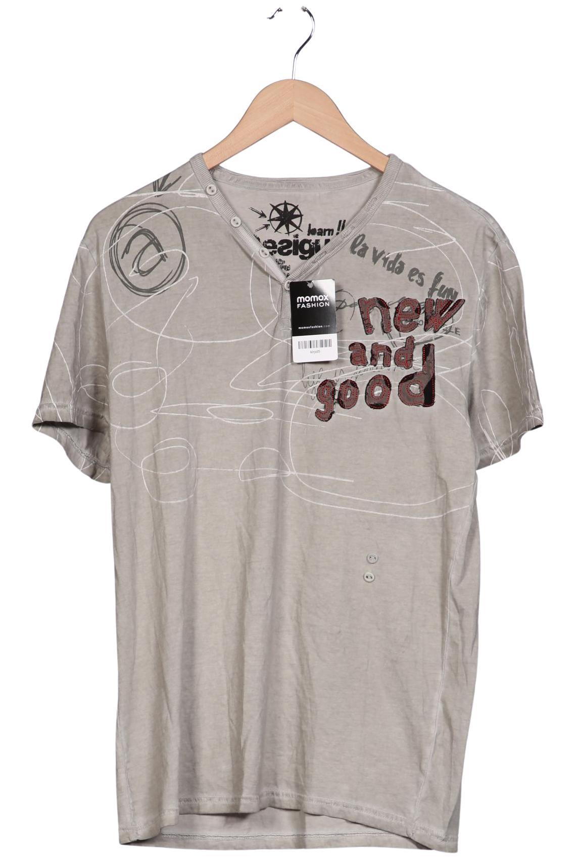 

Desigual Herren T-Shirt, grau, Gr. 52