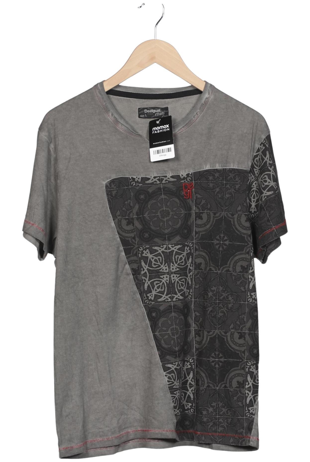 

Desigual Herren T-Shirt, grau, Gr. 52