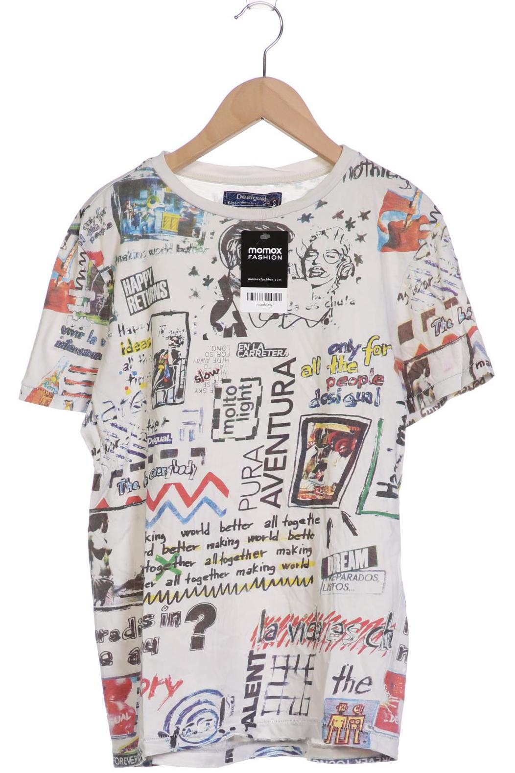 

Desigual Herren T-Shirt, cremeweiß