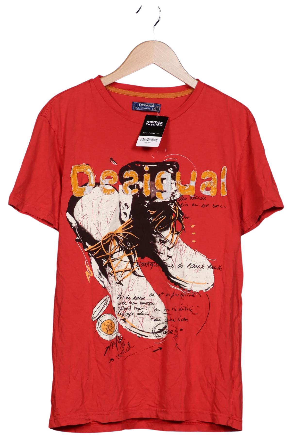 

Desigual Herren T-Shirt, rot, Gr. 52