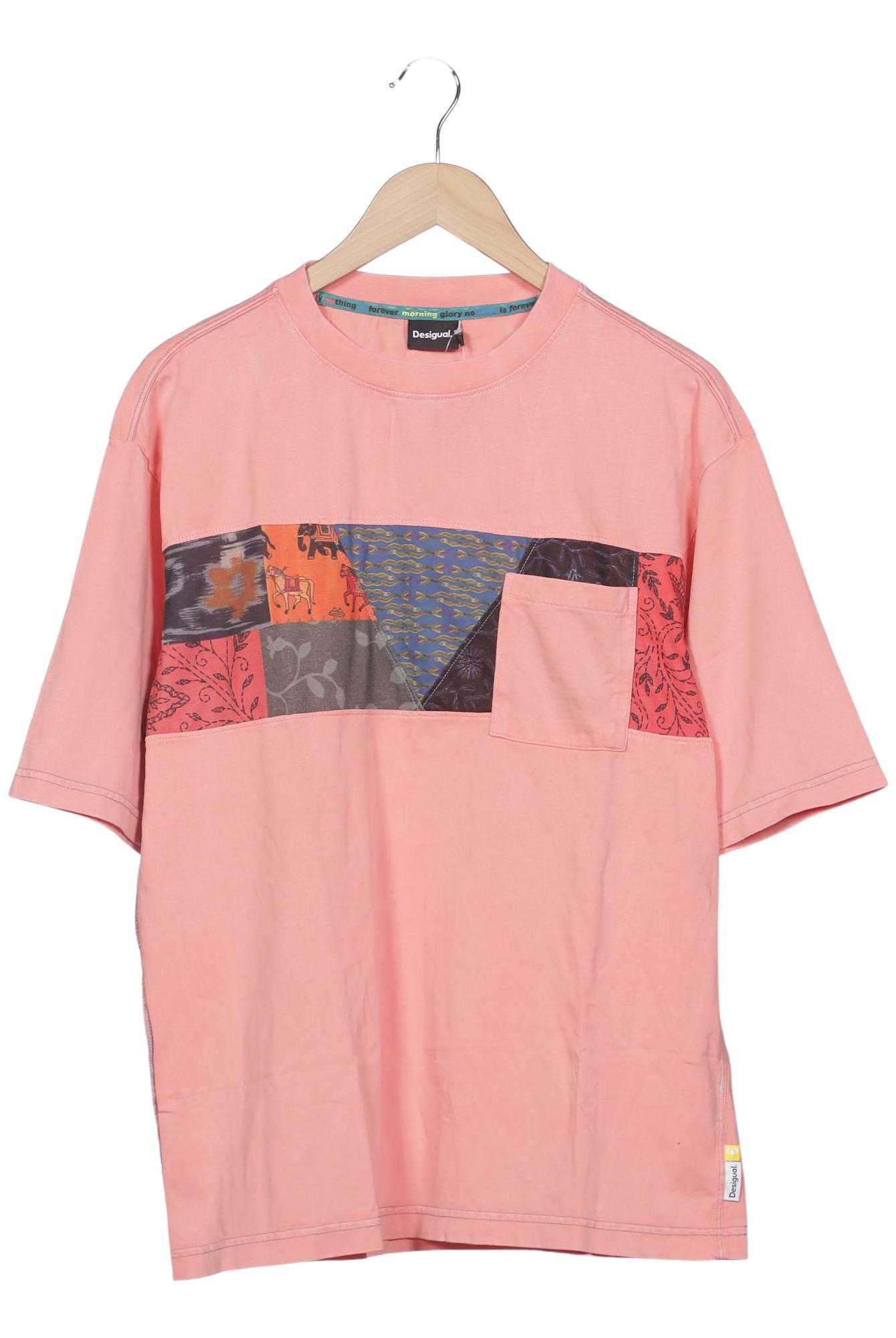 

Desigual Herren T-Shirt, pink, Gr. 48