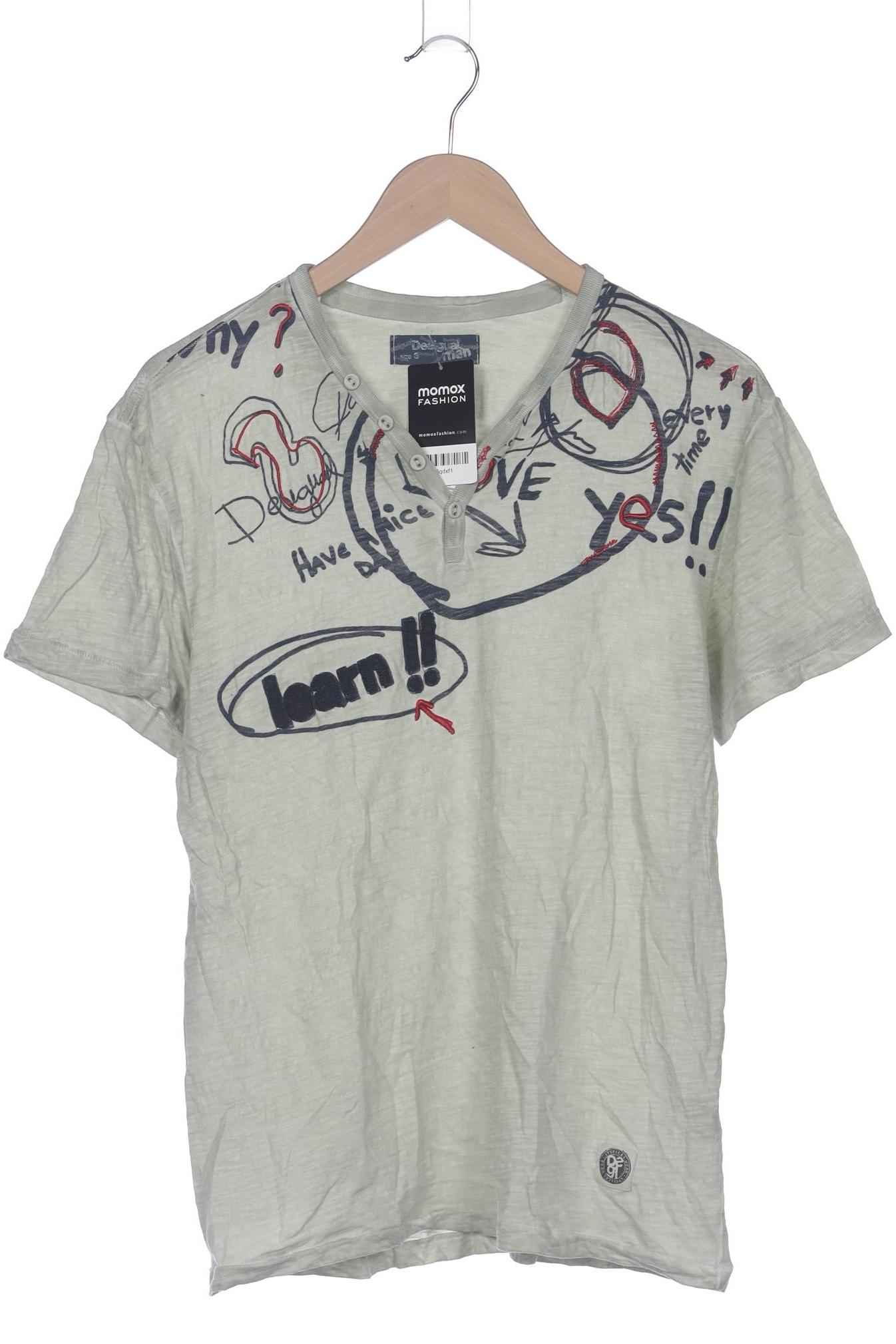 

Desigual Herren T-Shirt, hellgrün, Gr. 46