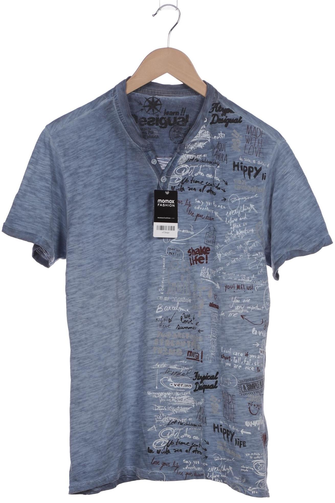 

Desigual Herren T-Shirt, blau, Gr. 48