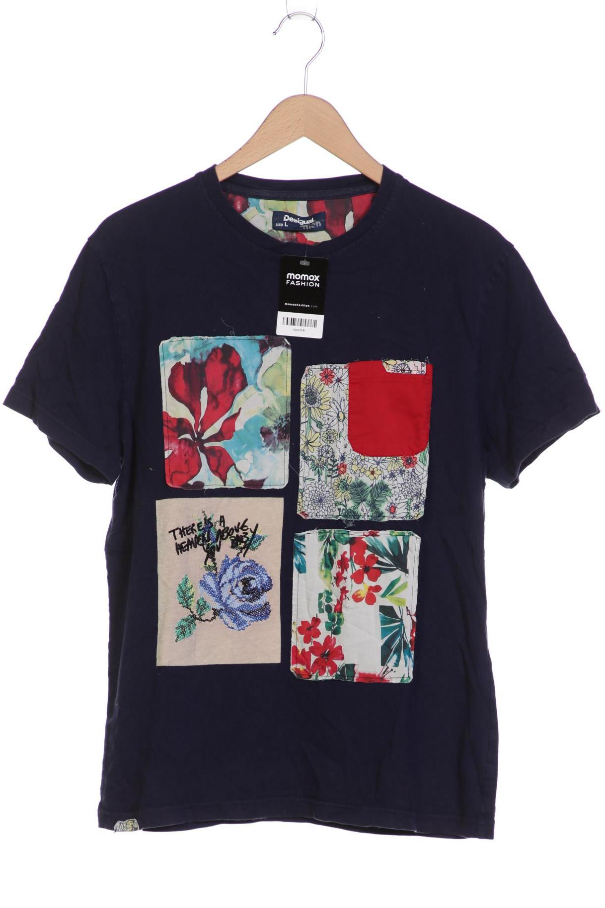 

Desigual Herren T-Shirt, marineblau
