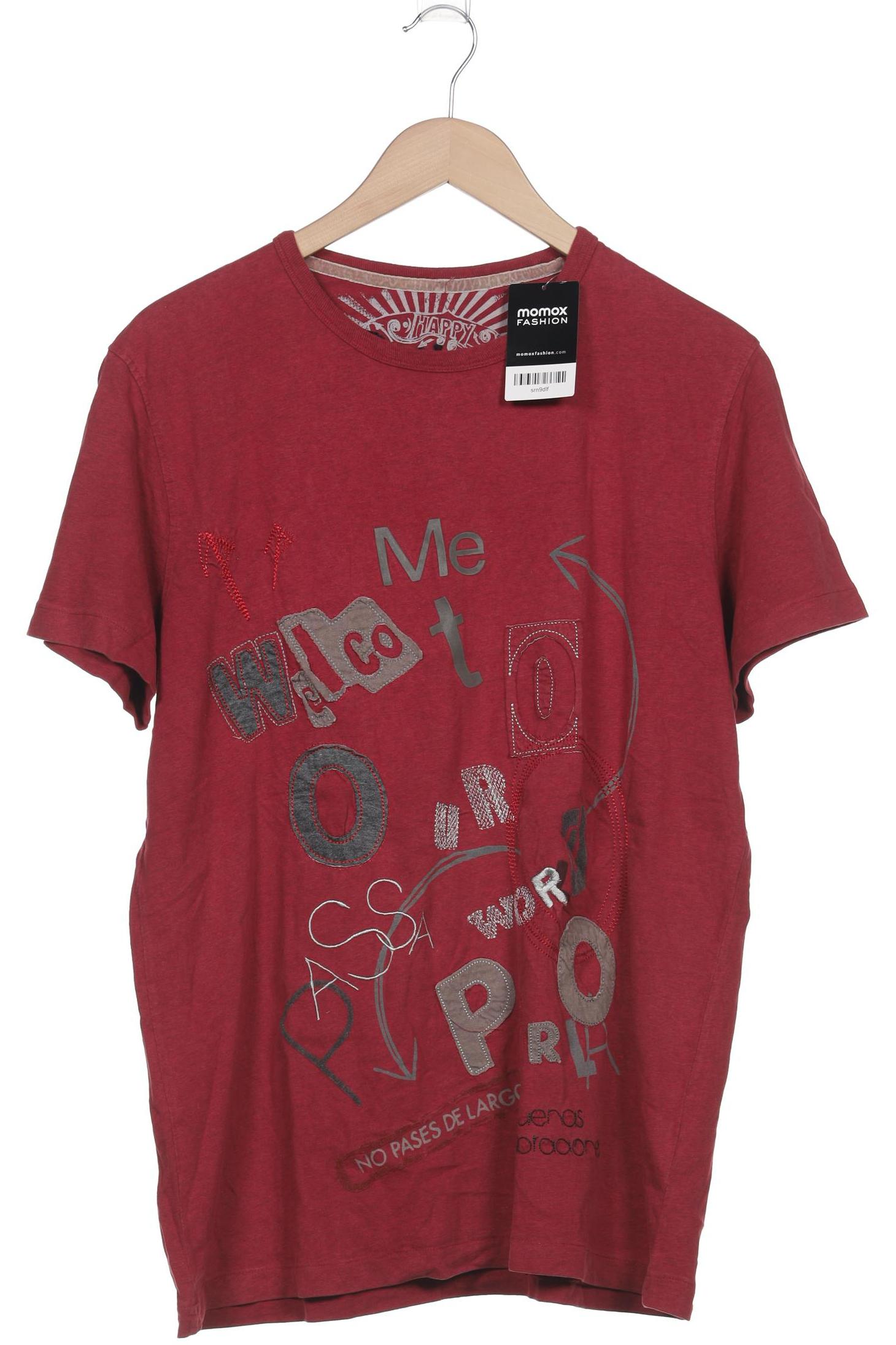 

Desigual Herren T-Shirt, bordeaux, Gr. 54
