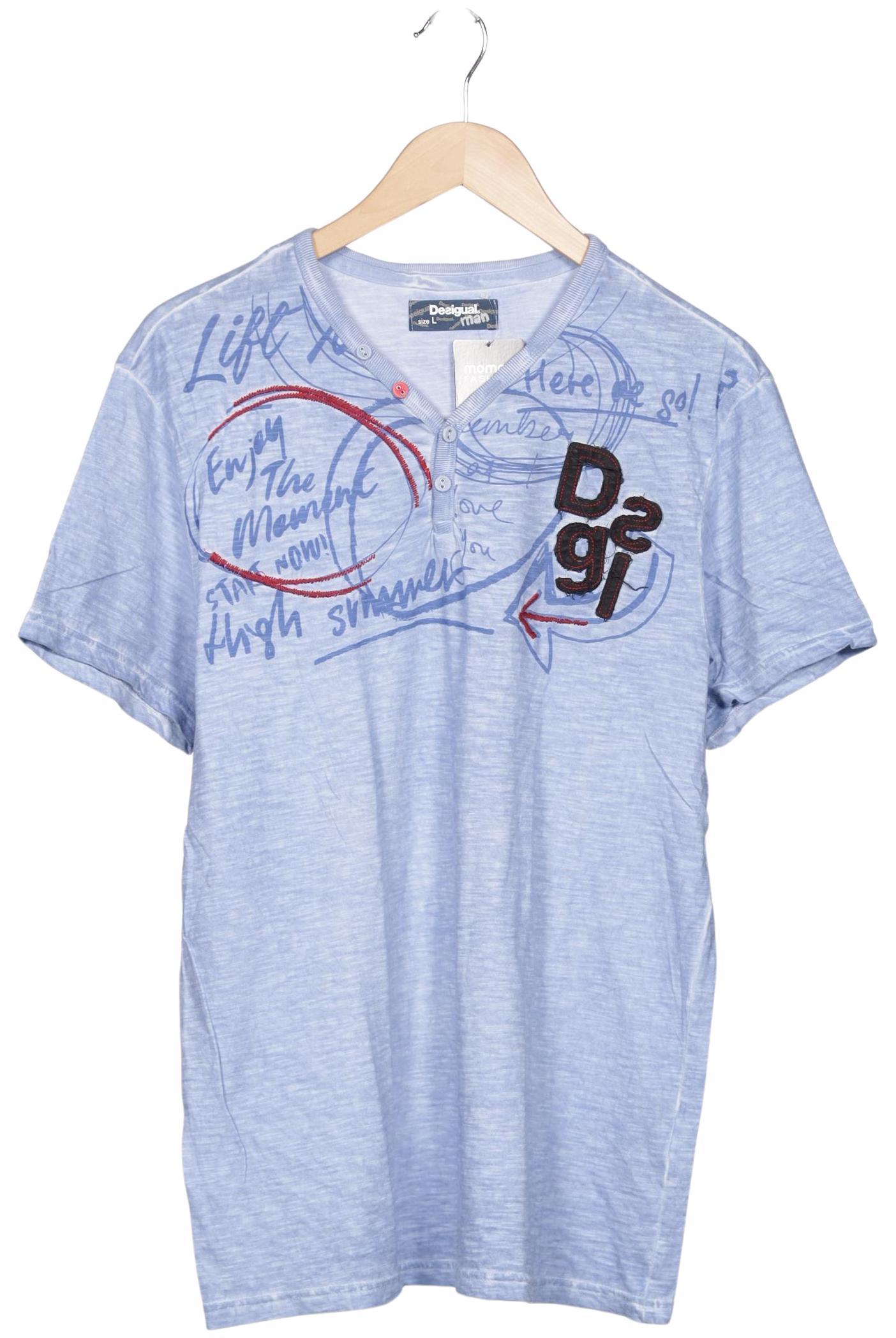

Desigual Herren T-Shirt, hellblau, Gr. 52
