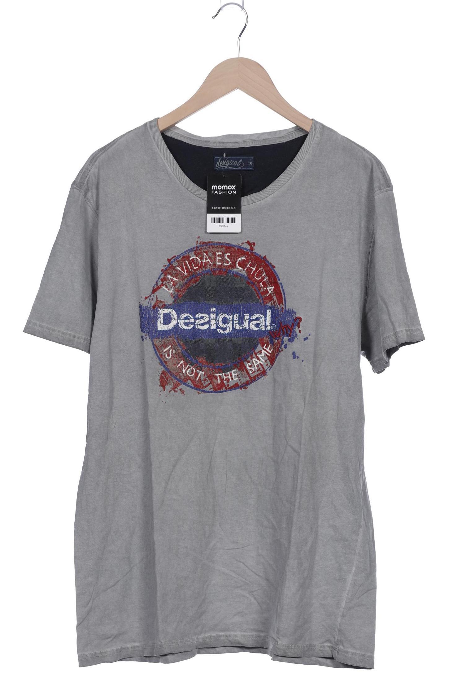 

Desigual Herren T-Shirt, grau, Gr. 56