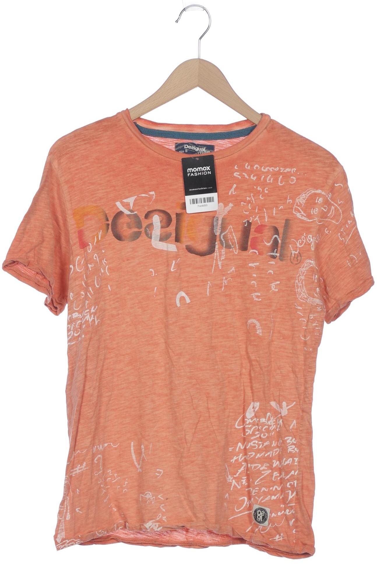 

Desigual Herren T-Shirt, orange, Gr. 46