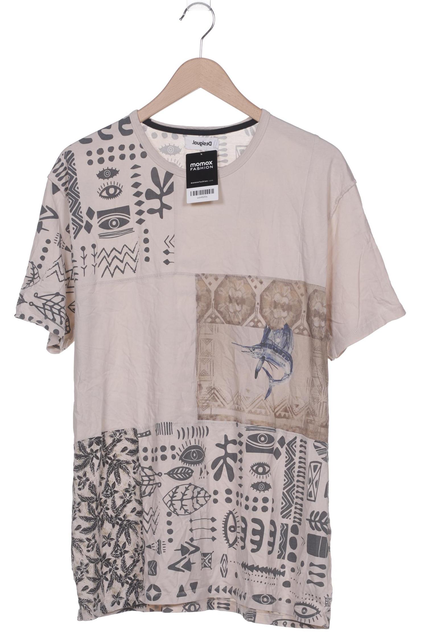 

Desigual Herren T-Shirt, beige, Gr. 56