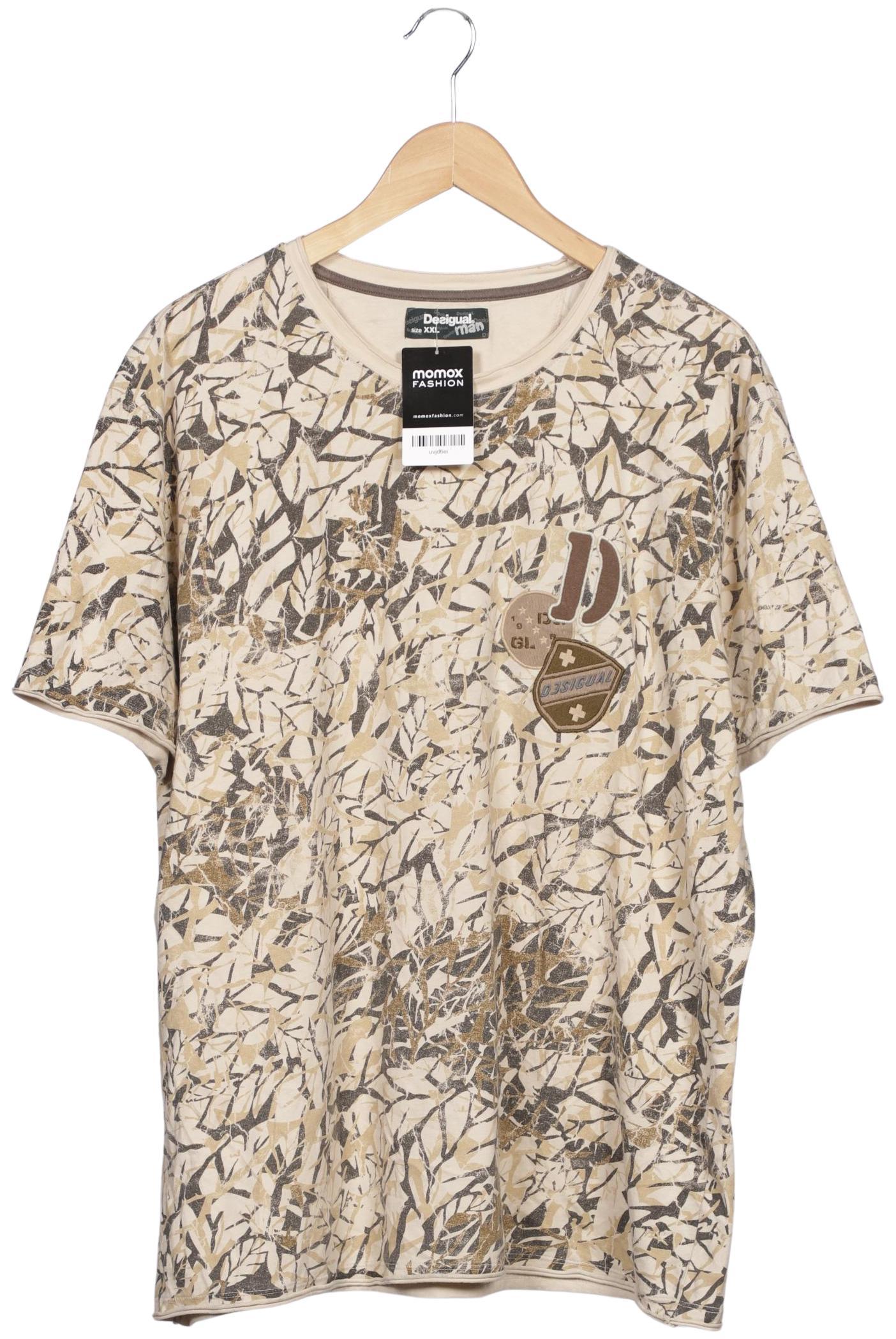 

Desigual Herren T-Shirt, beige, Gr. 56
