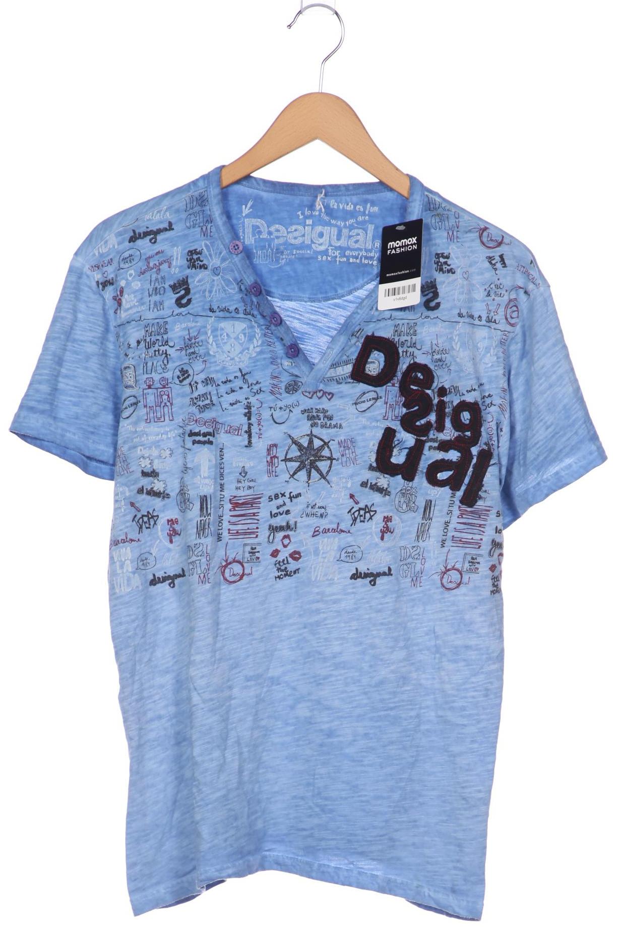 

Desigual Herren T-Shirt, blau, Gr. 52