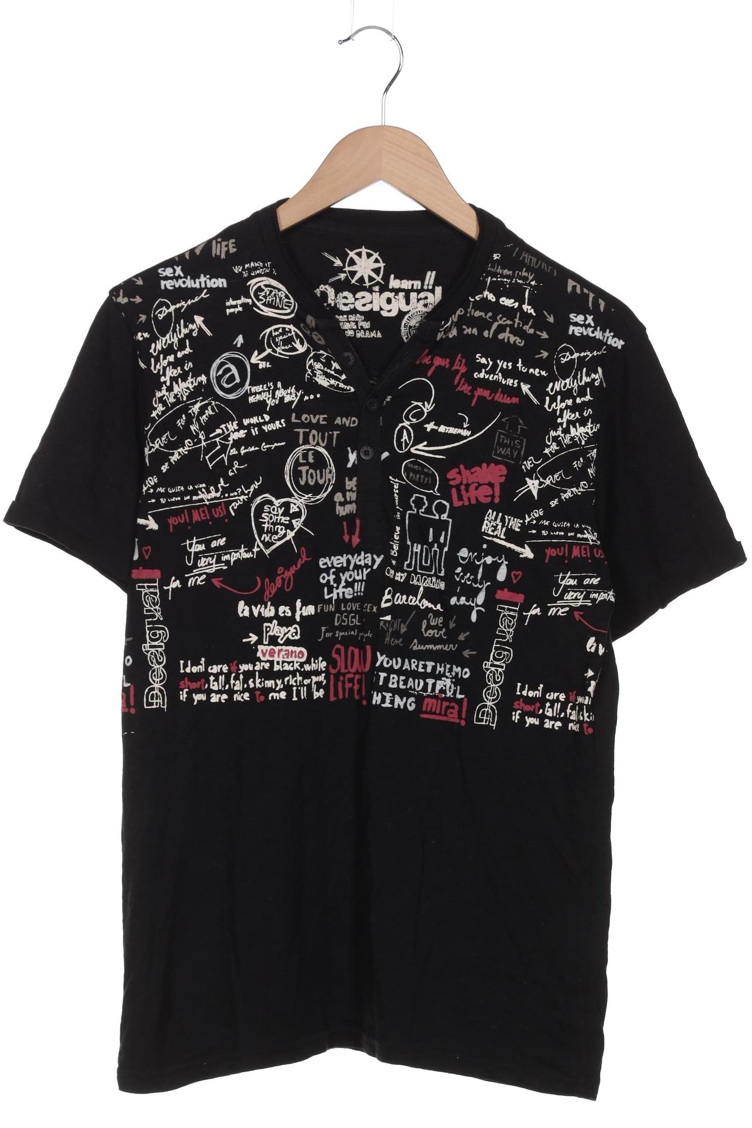 

Desigual Herren T-Shirt, schwarz, Gr. 46