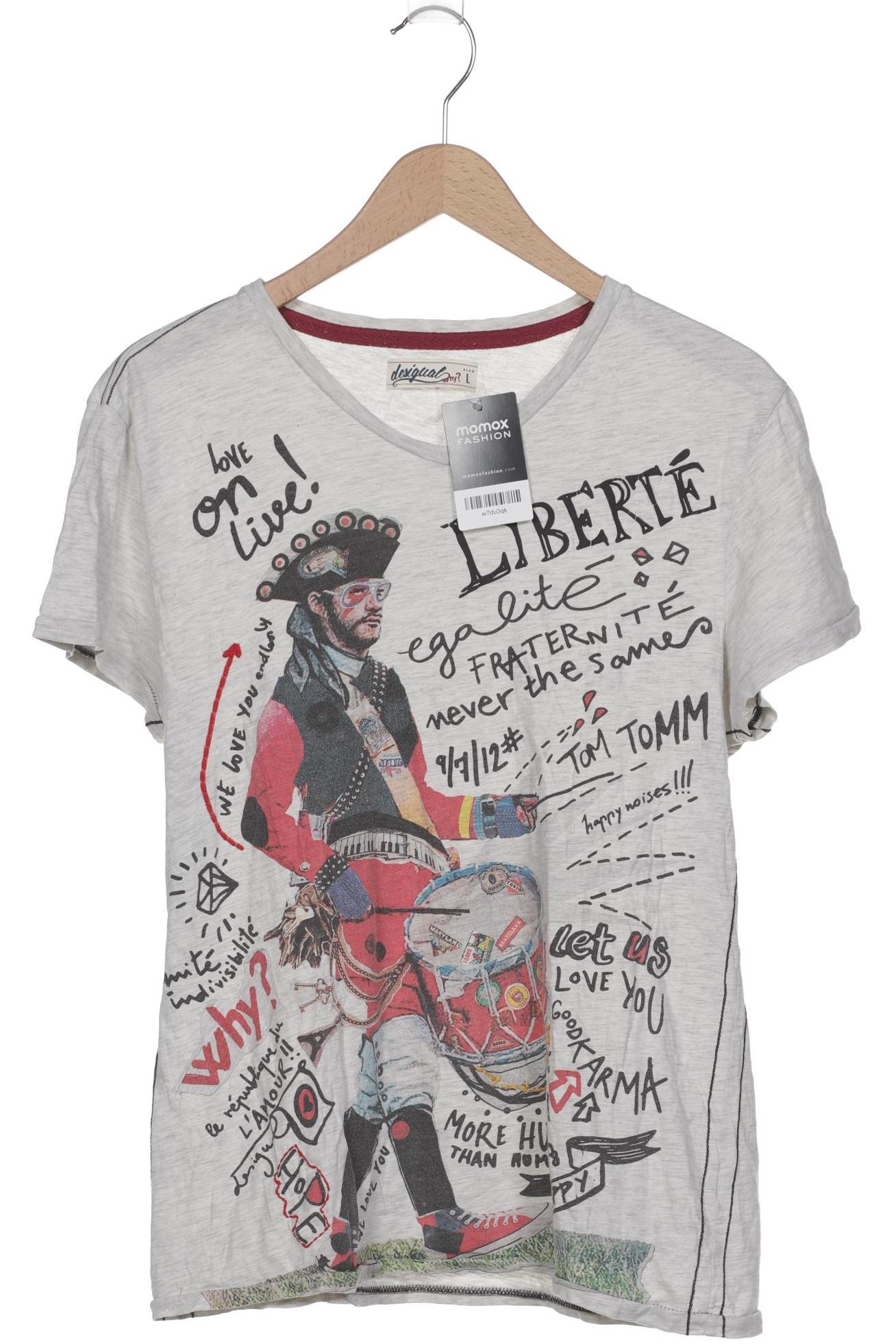 

Desigual Herren T-Shirt, grau, Gr. 52