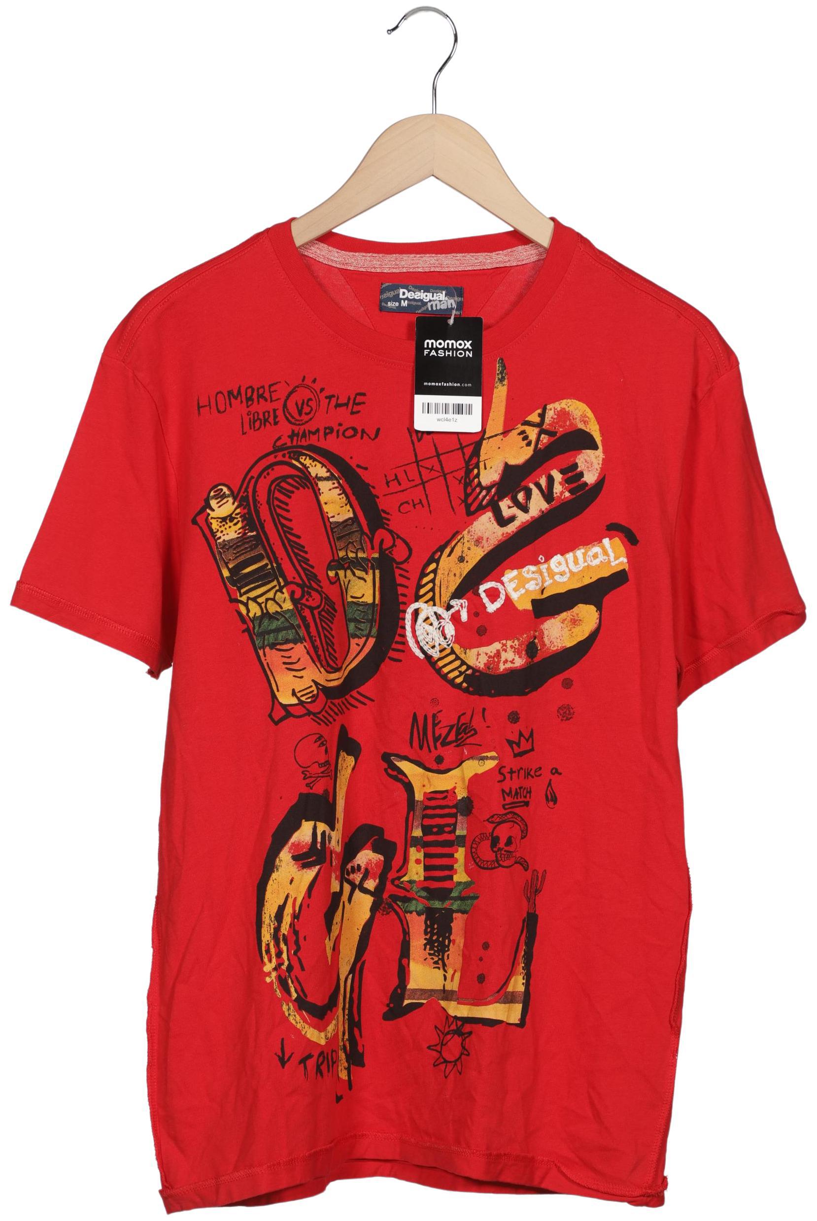 

Desigual Herren T-Shirt, rot, Gr. 48