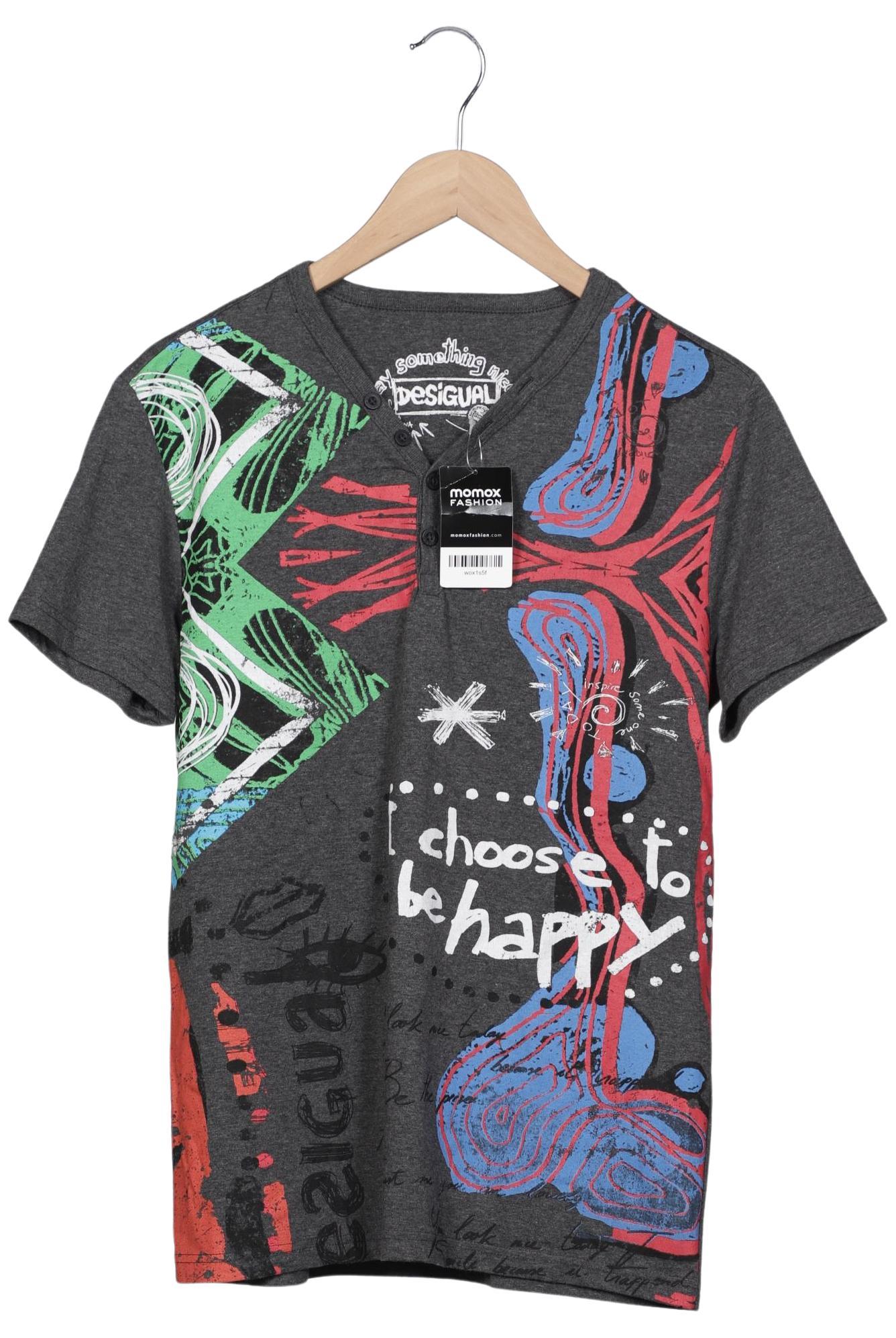 

Desigual Herren T-Shirt, grau, Gr. 46