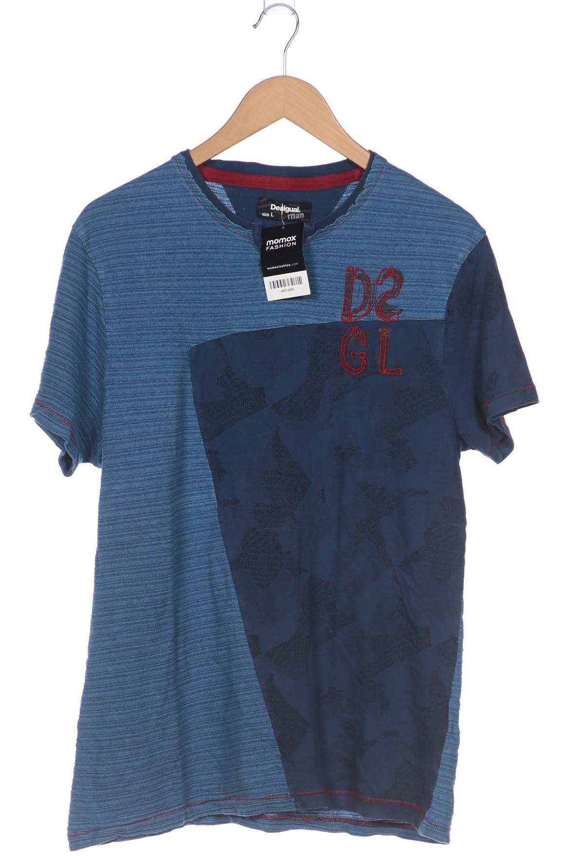 

Desigual Herren T-Shirt, marineblau, Gr. 52