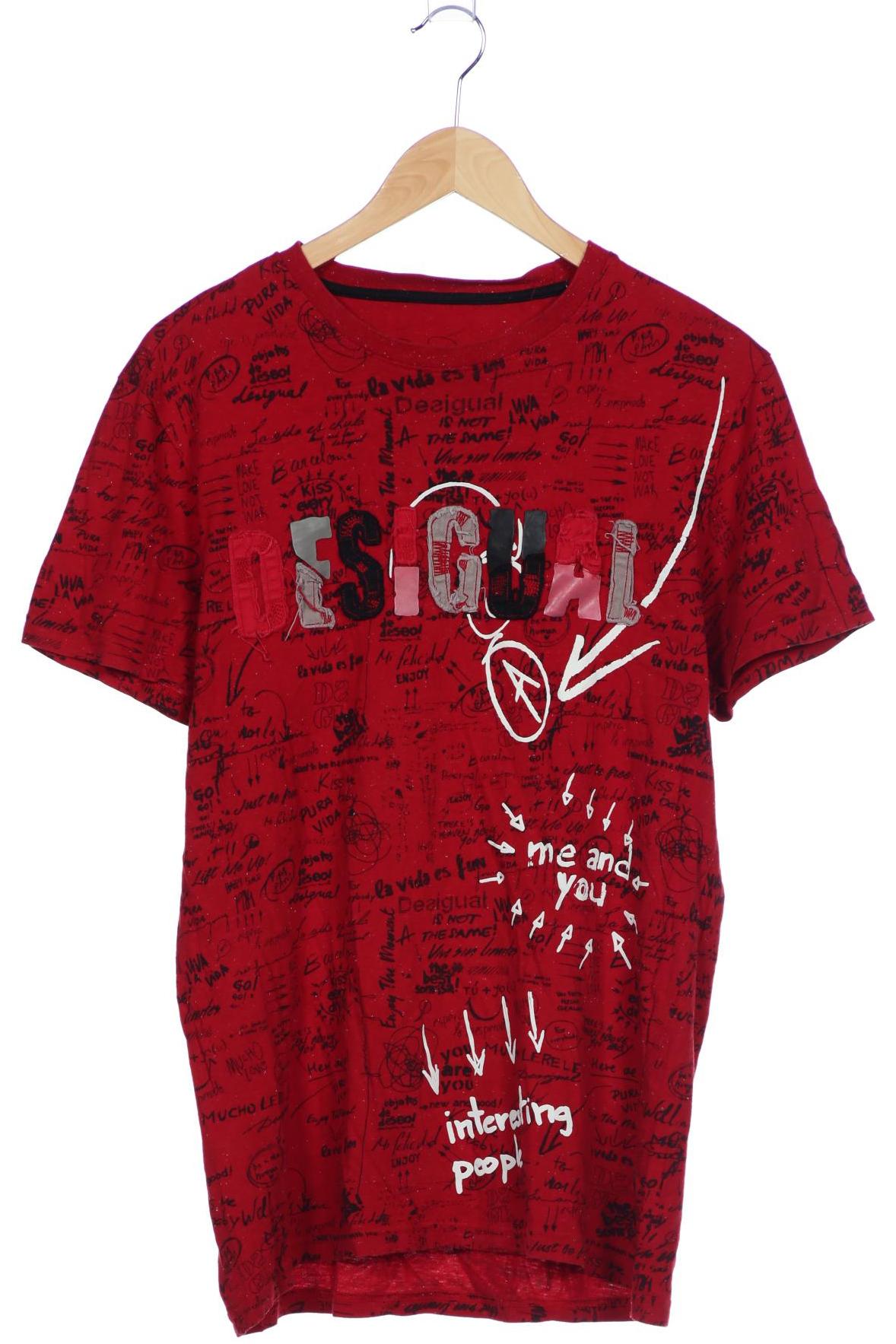 

Desigual Herren T-Shirt, rot, Gr. 52