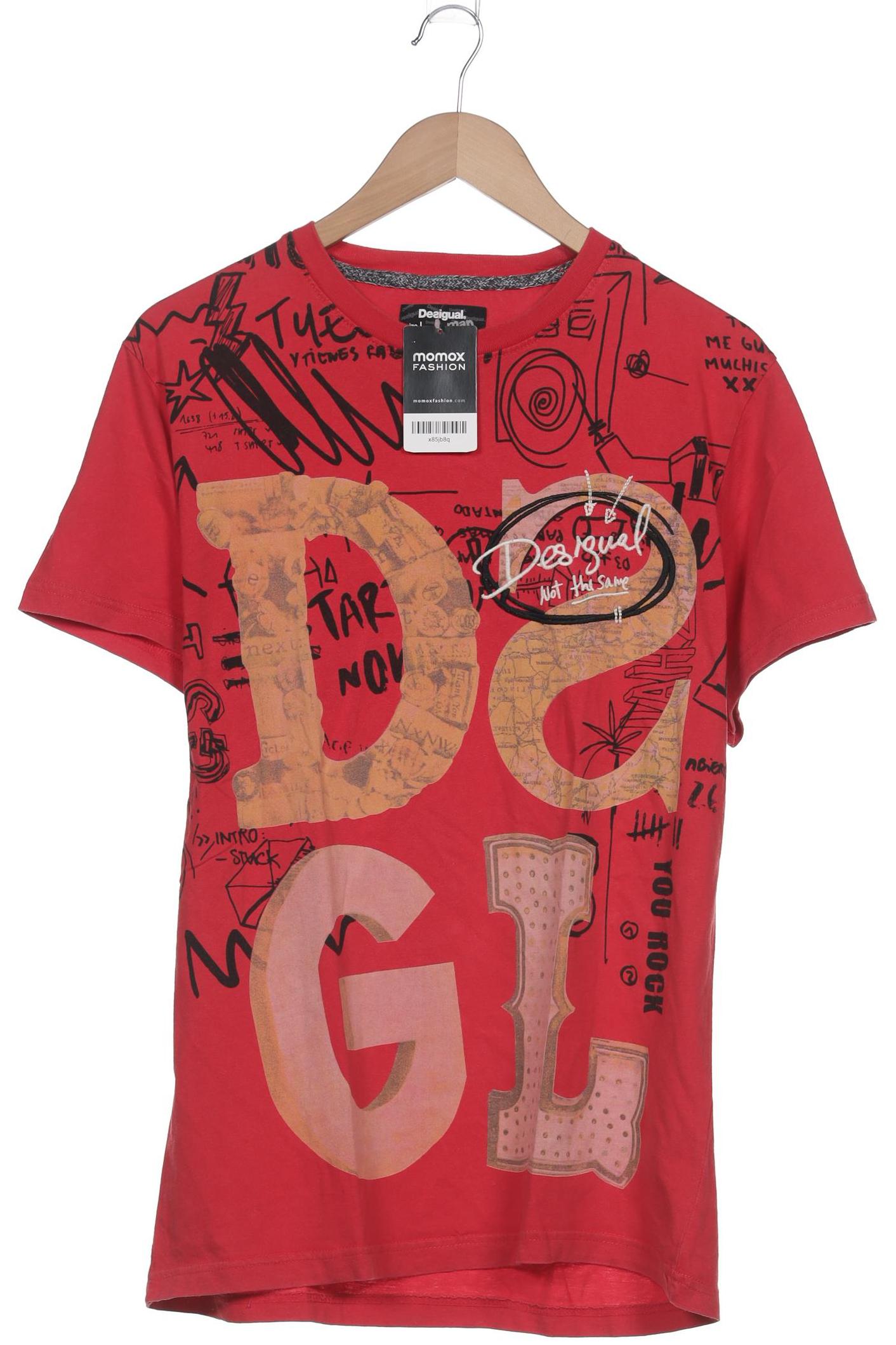 

Desigual Herren T-Shirt, rot, Gr. 52