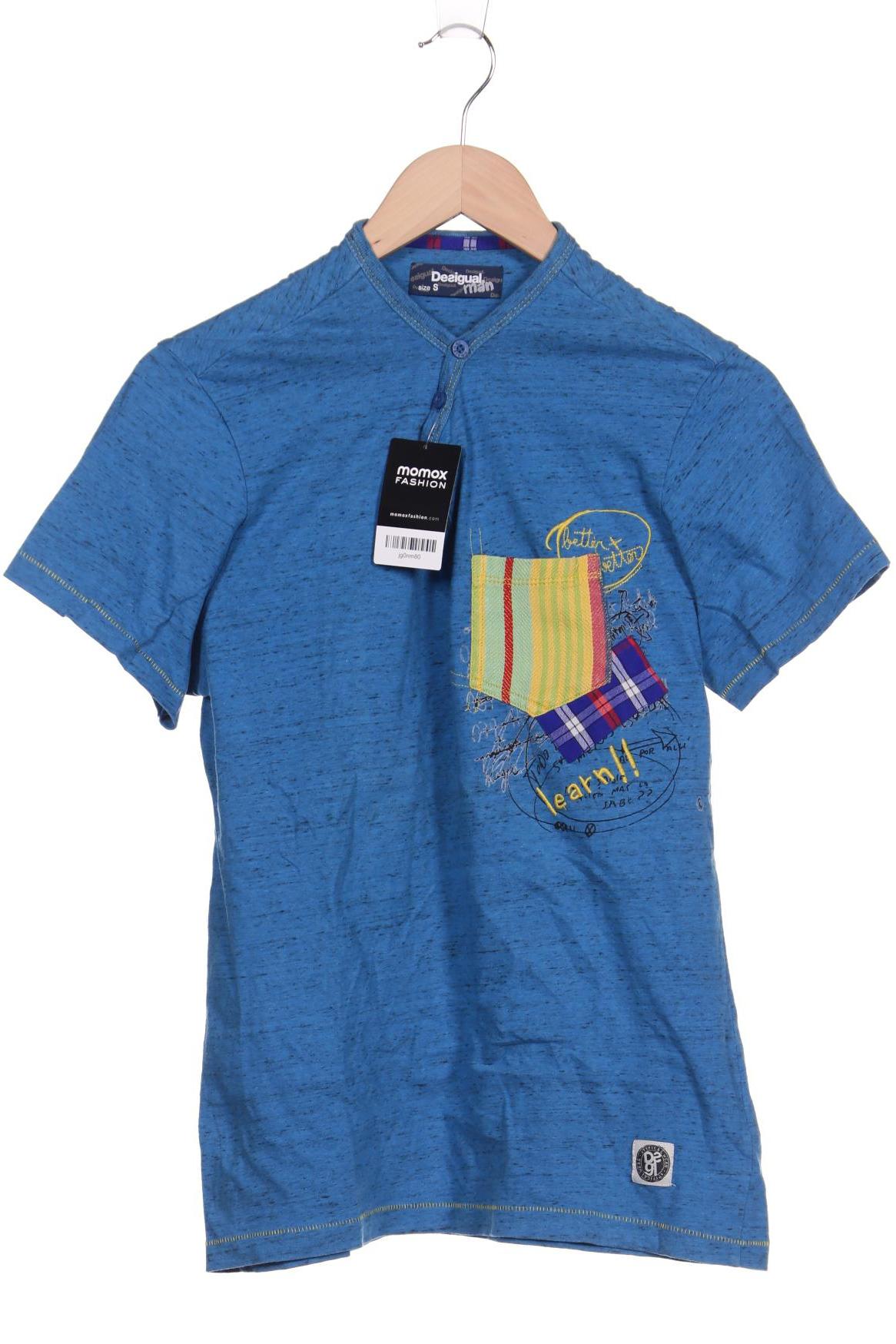 

Desigual Herren T-Shirt, blau, Gr. 46