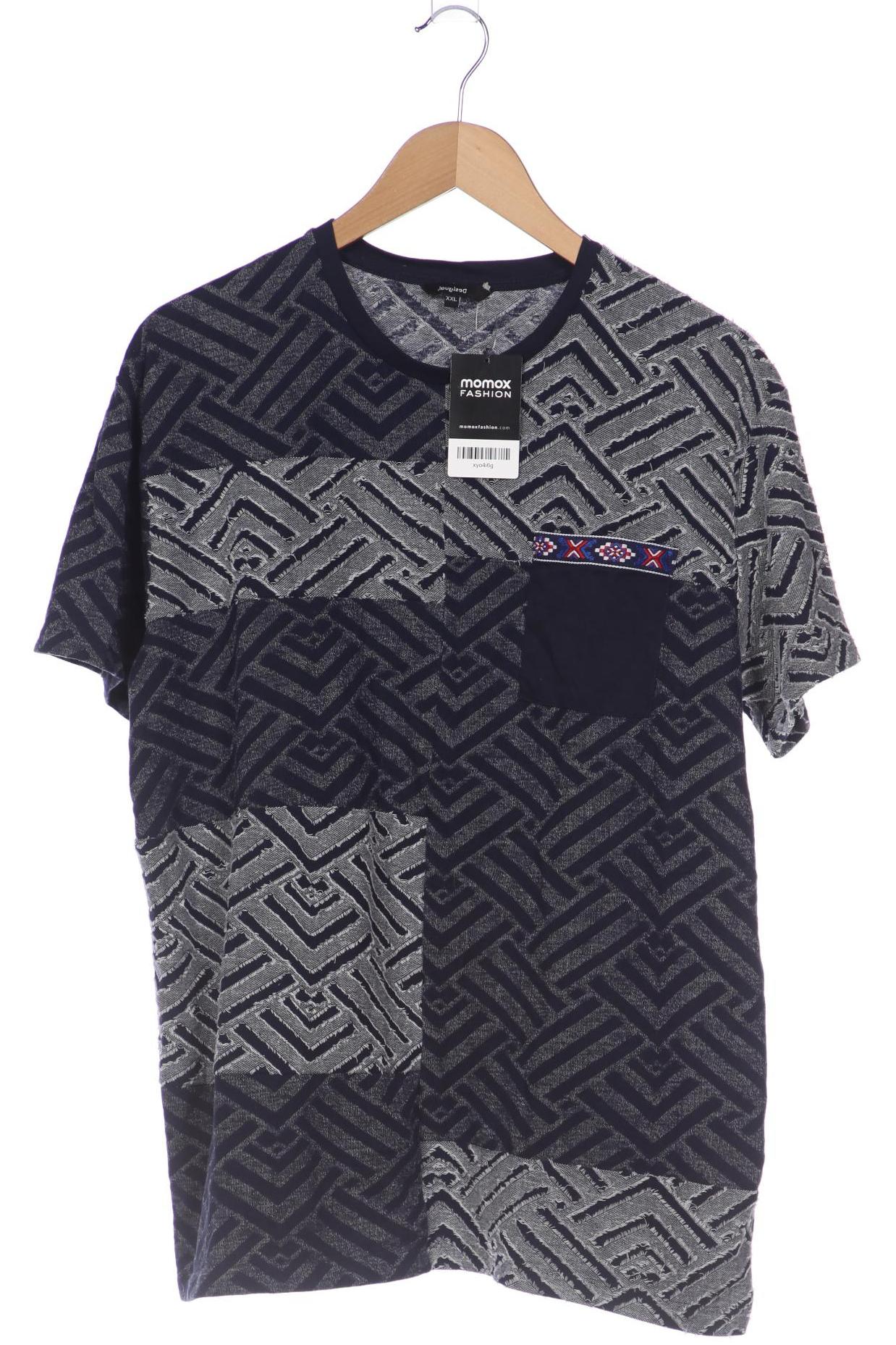 

Desigual Herren T-Shirt, marineblau, Gr. 56
