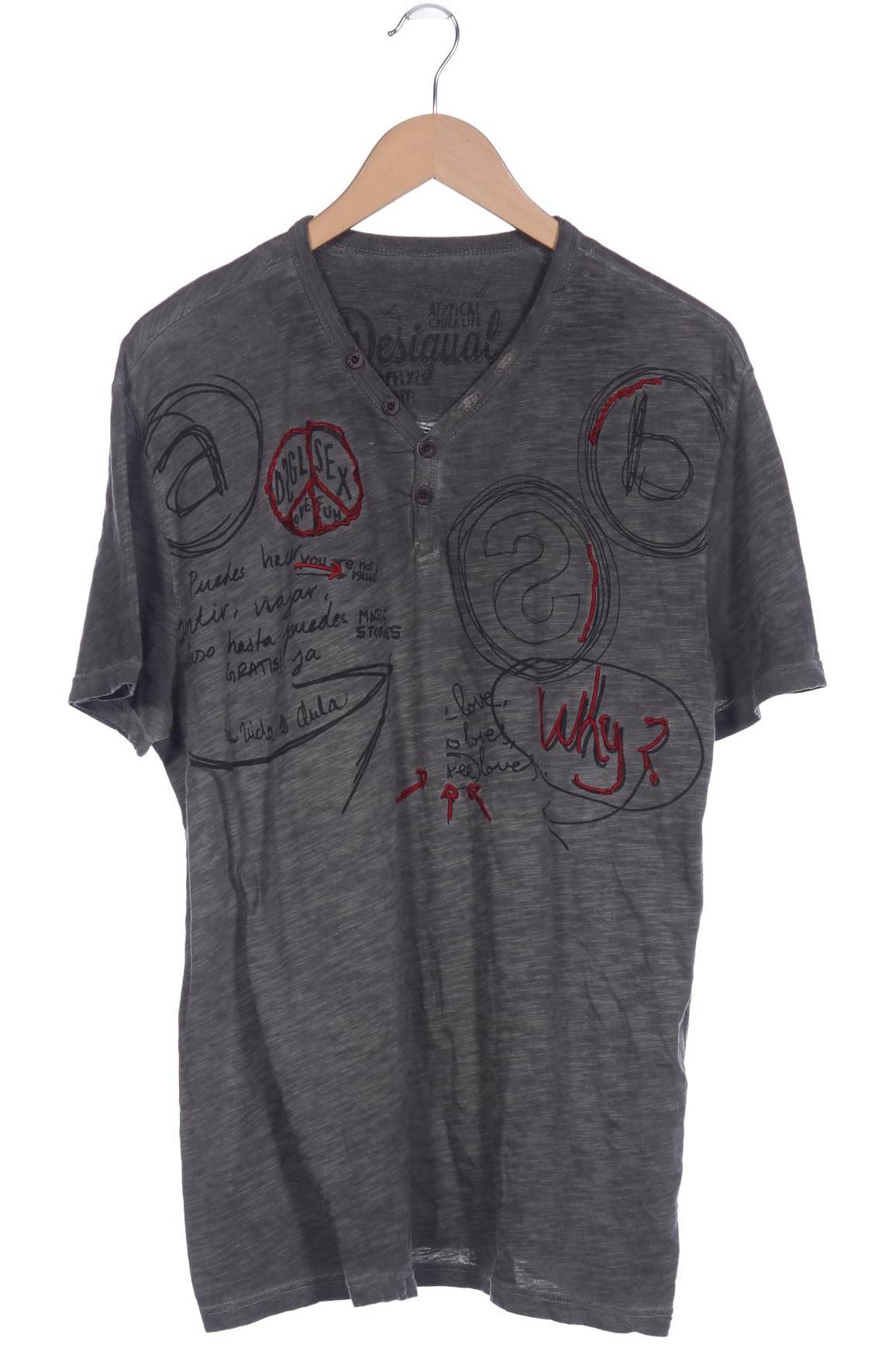 

Desigual Herren T-Shirt, grau, Gr. 56