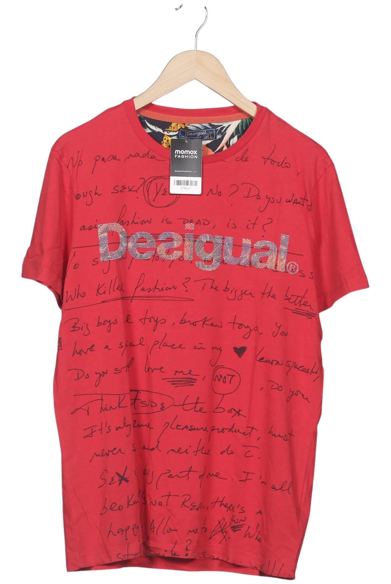 

Desigual Herren T-Shirt, rot, Gr. 52