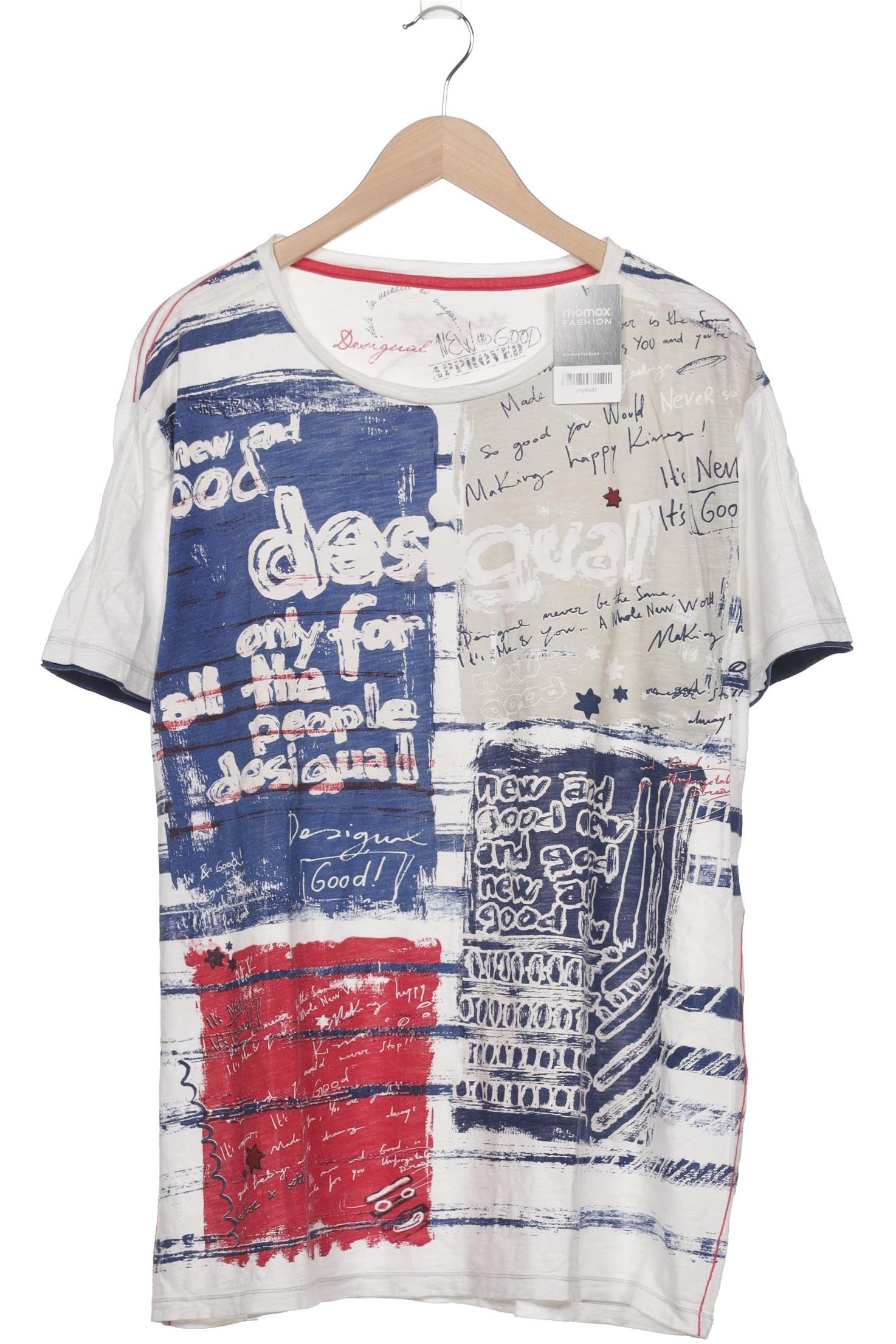 

Desigual Herren T-Shirt, weiß, Gr. 58