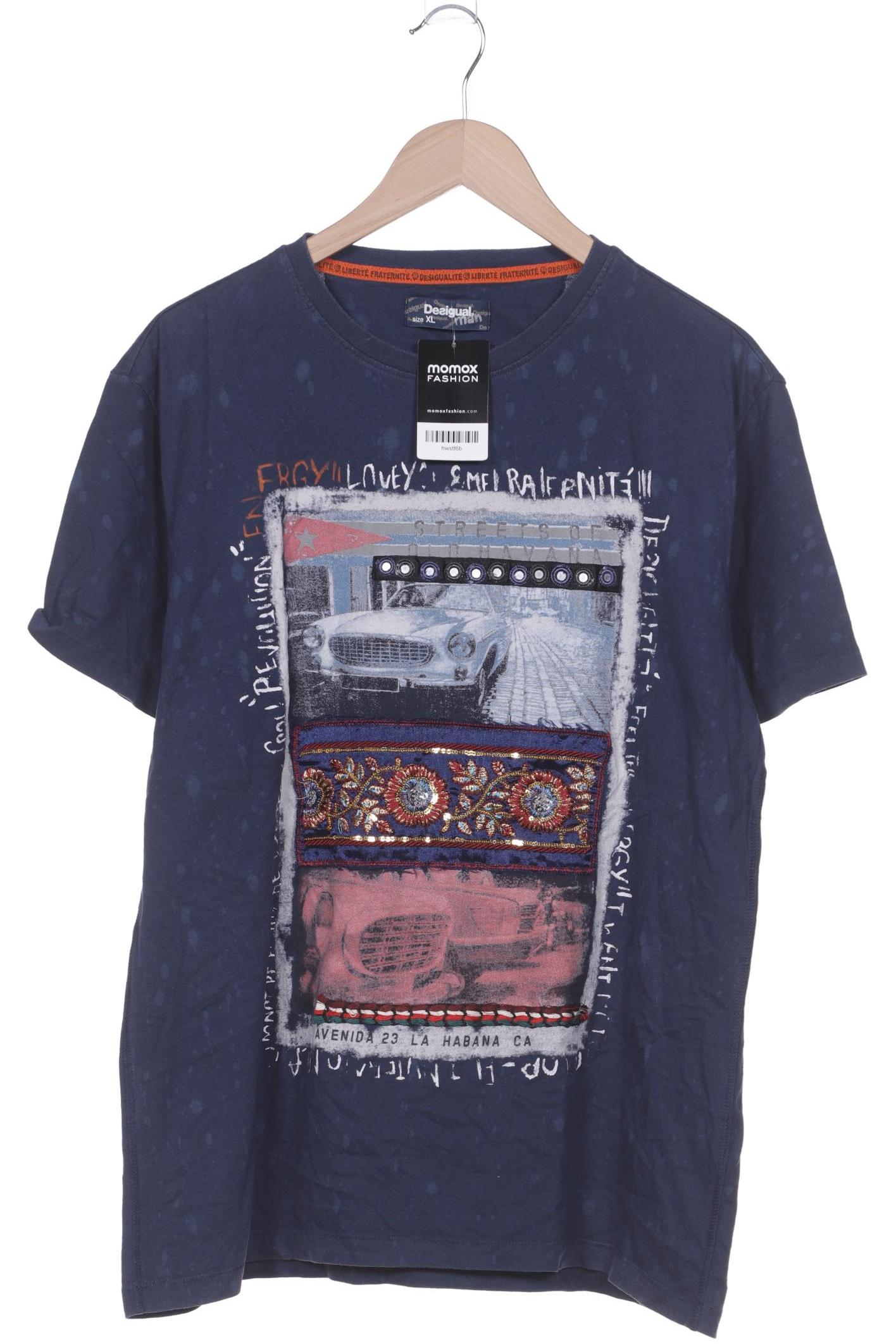 

Desigual Herren T-Shirt, marineblau, Gr. 54