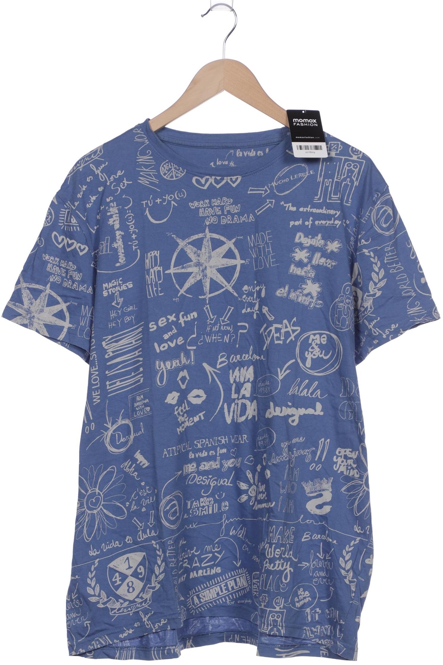 

Desigual Herren T-Shirt, blau, Gr. 58