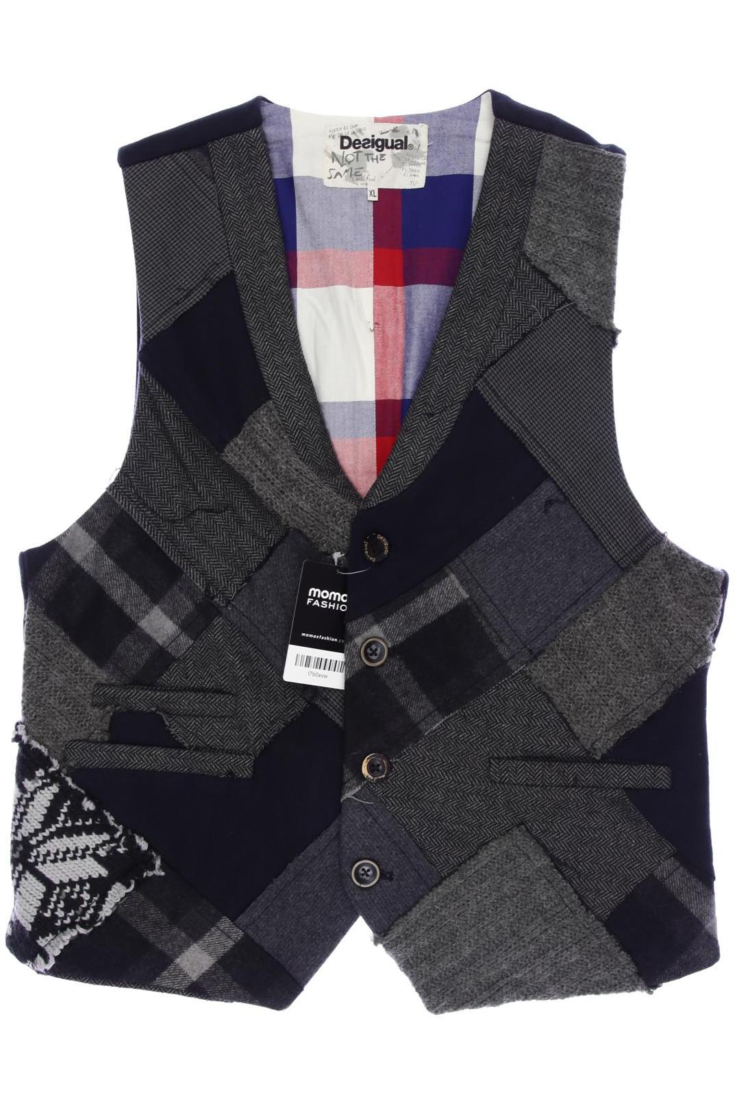 

Desigual Herren Weste, grau, Gr. 54