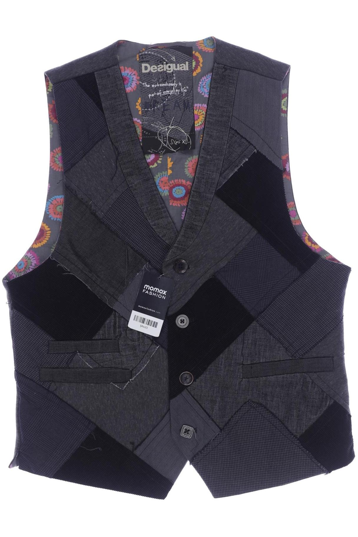 

Desigual Herren Weste, grau, Gr. 54