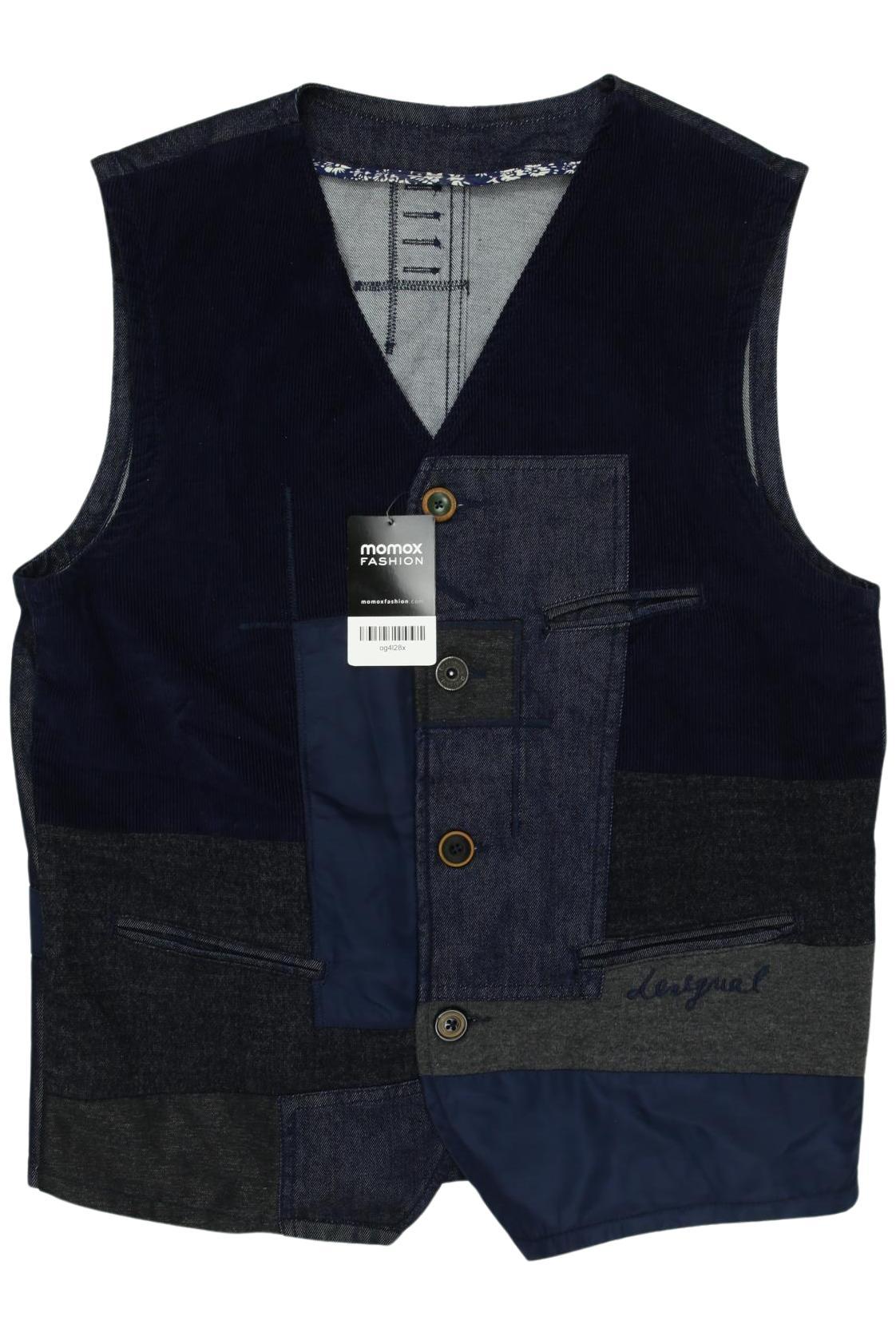 

Desigual Herren Weste, marineblau, Gr. 48