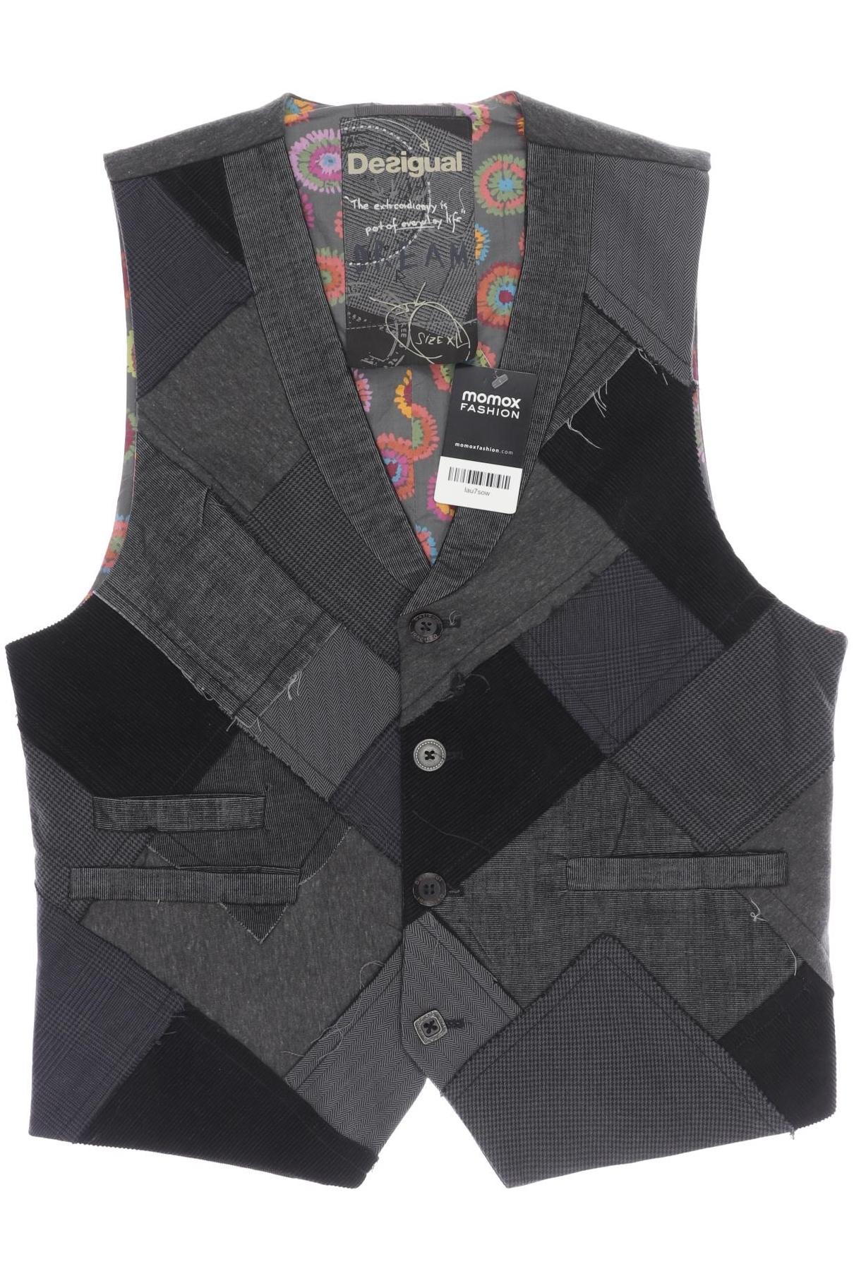

Desigual Herren Weste, grau, Gr. 54
