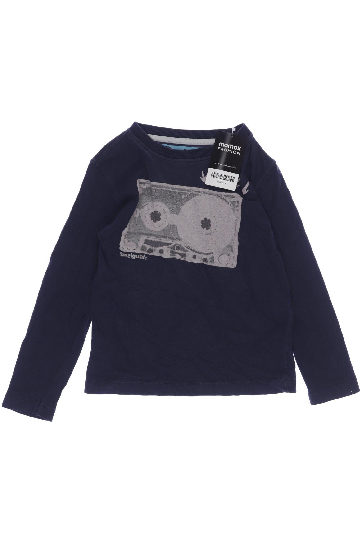 

Desigual Herren Langarmshirt, marineblau, Gr. 110