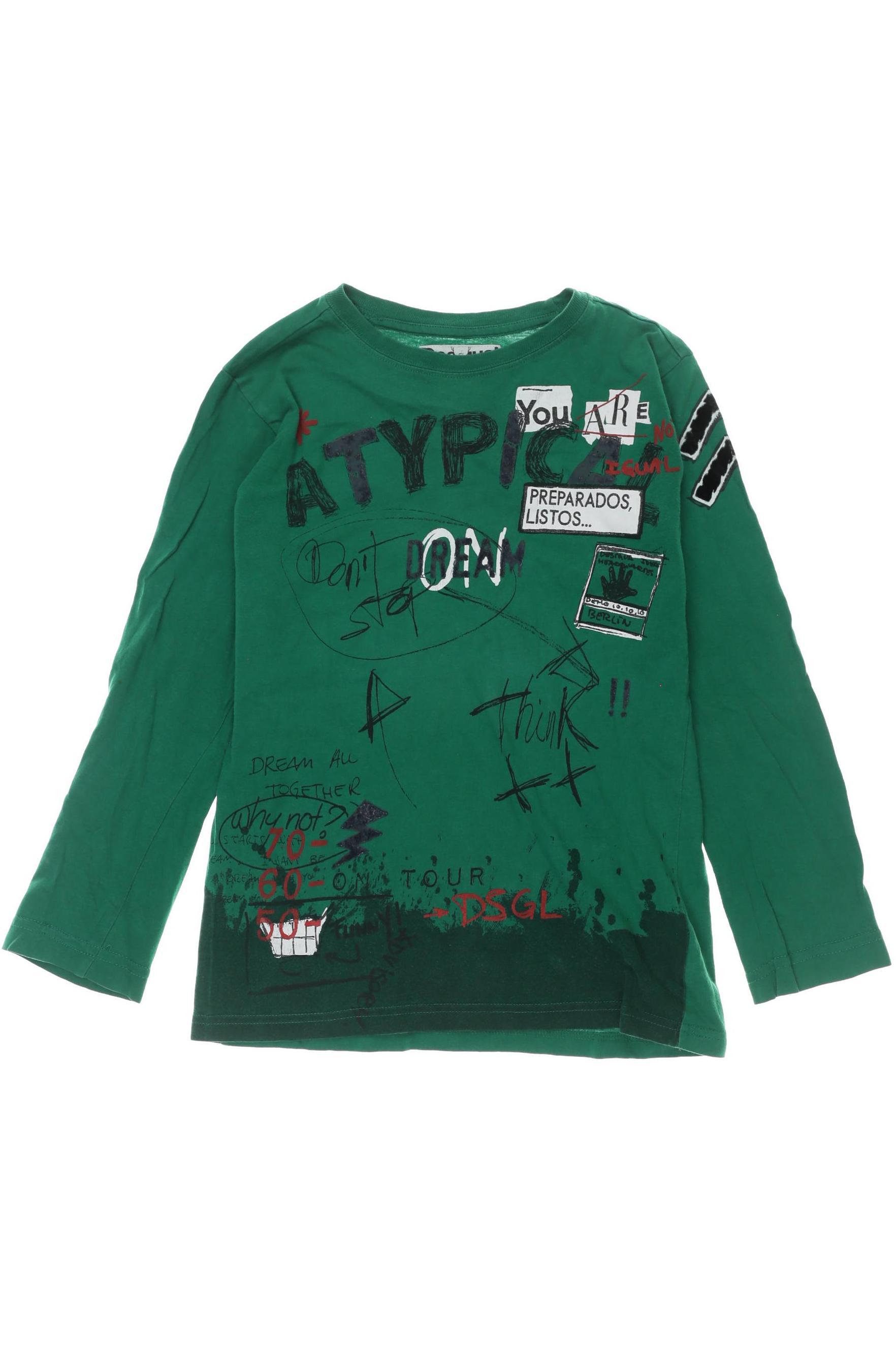 

Desigual Herren Langarmshirt, grün, Gr. 134
