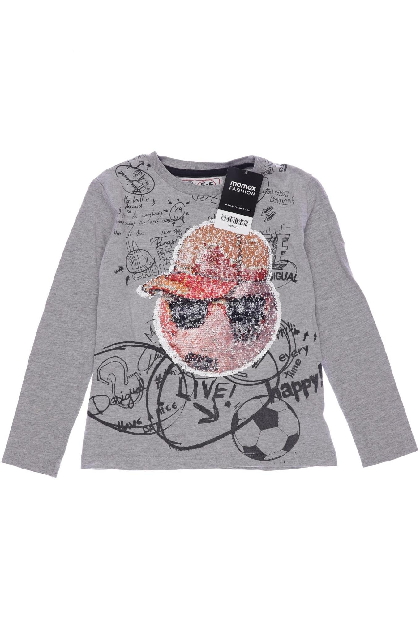

Desigual Herren Langarmshirt, grau, Gr. 116