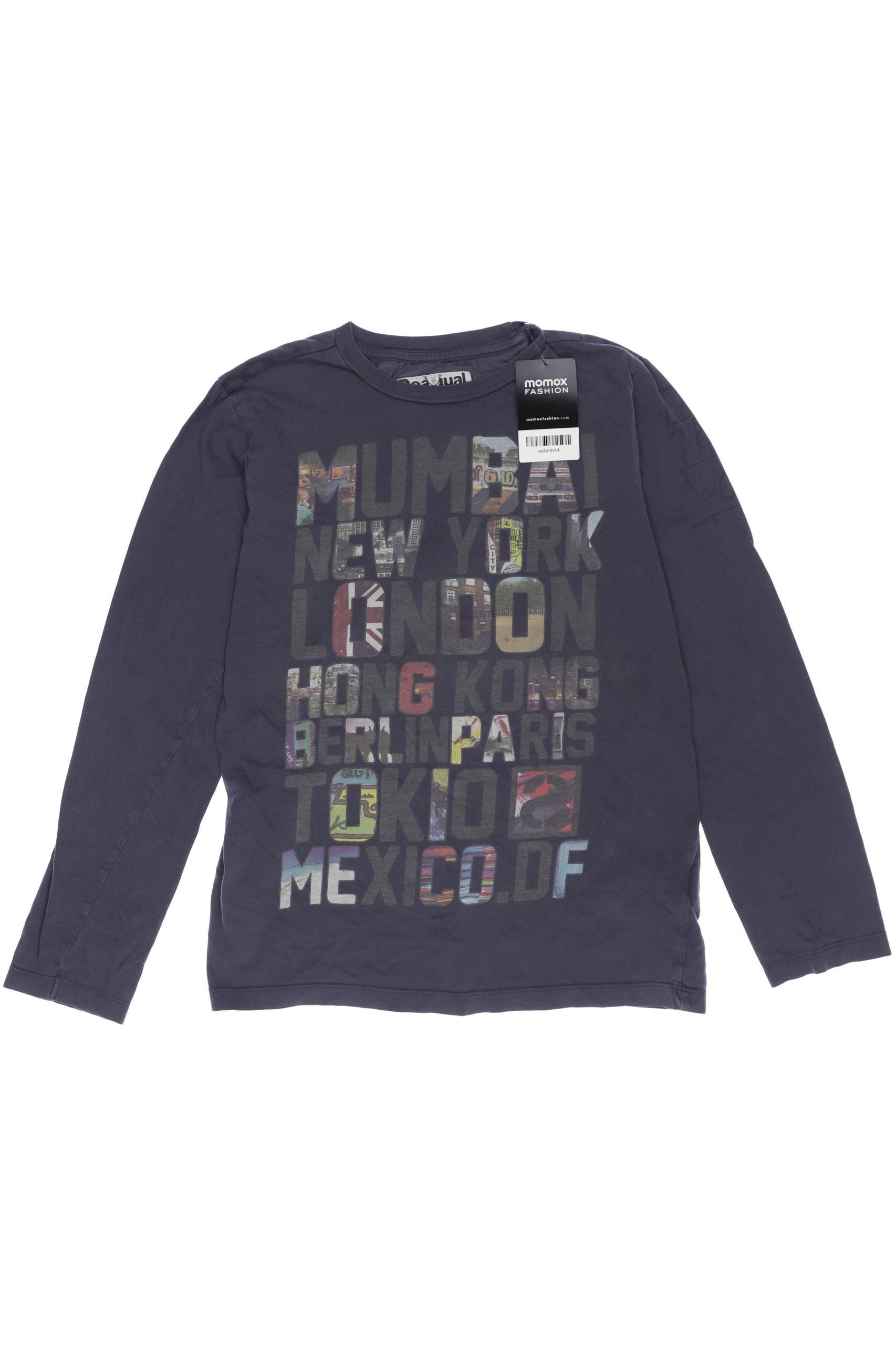 

Desigual Herren Langarmshirt, grau, Gr. 164